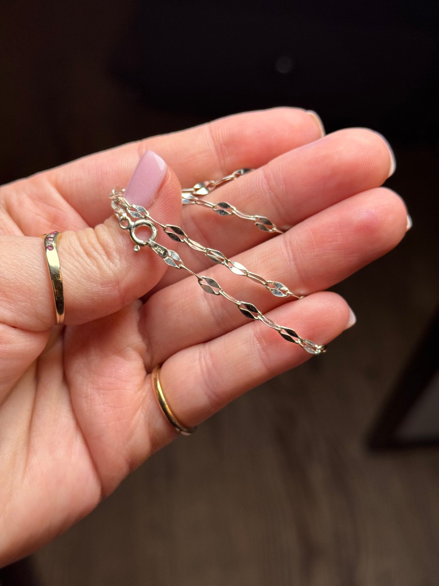 Sterling Italy Anklet/Bracelet - 10 inches