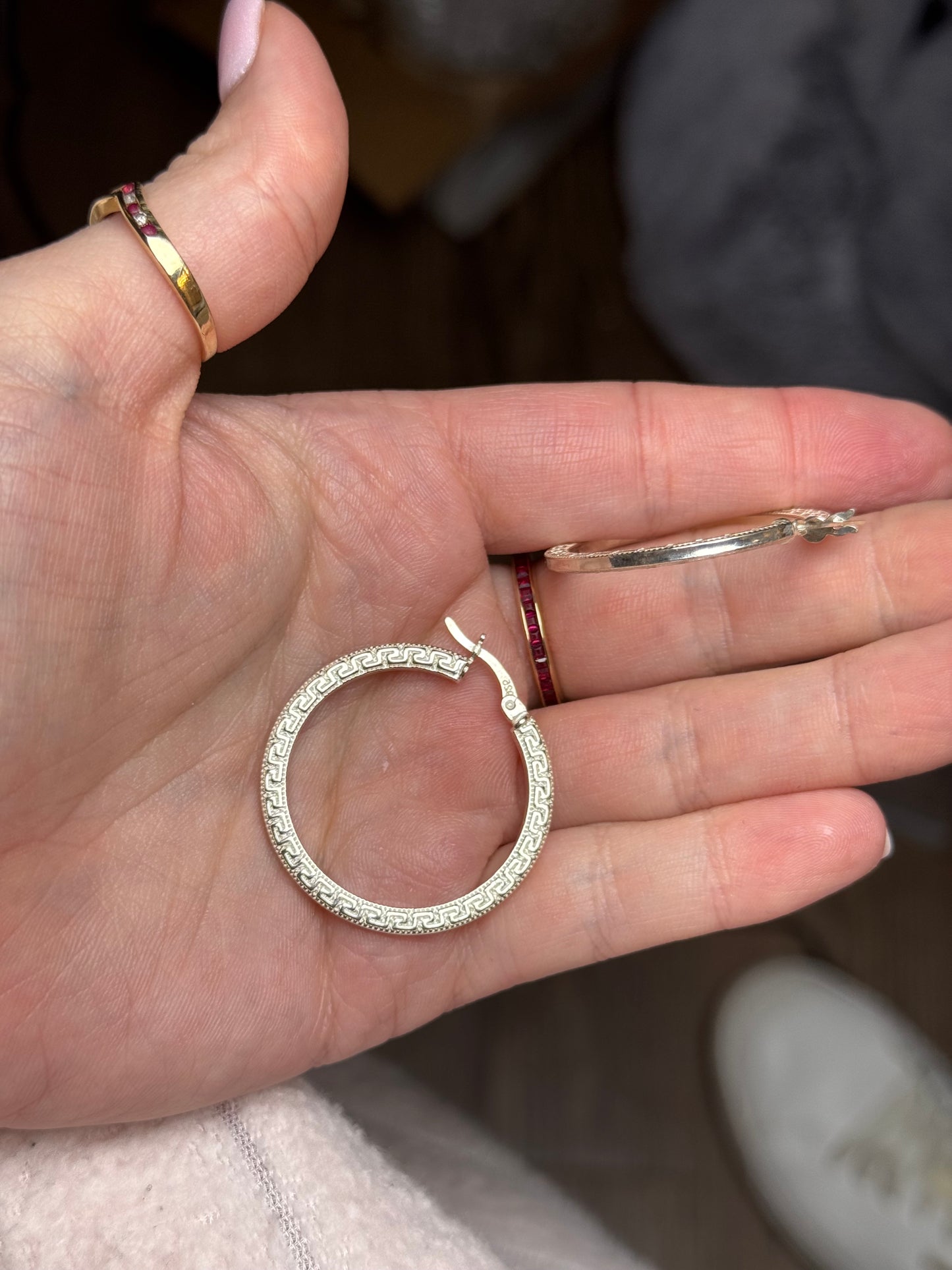Sterling Hoops