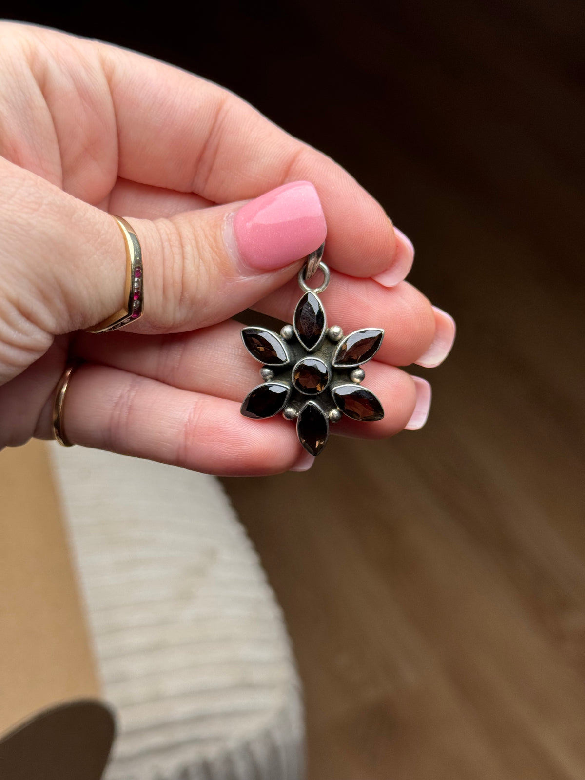 Sterling Quartz Pendant