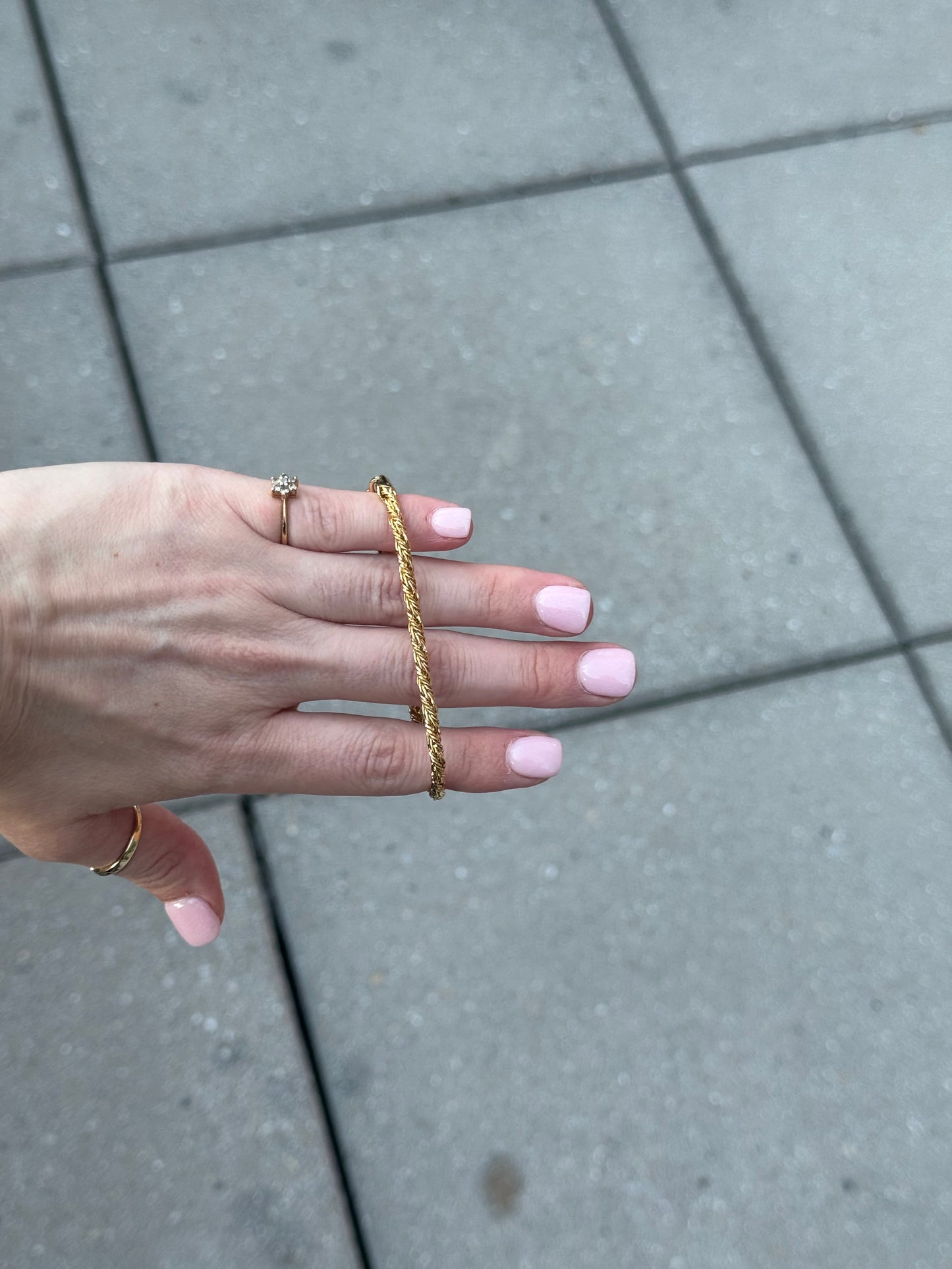 Sterling Vermeil Bracelet - size 6.5