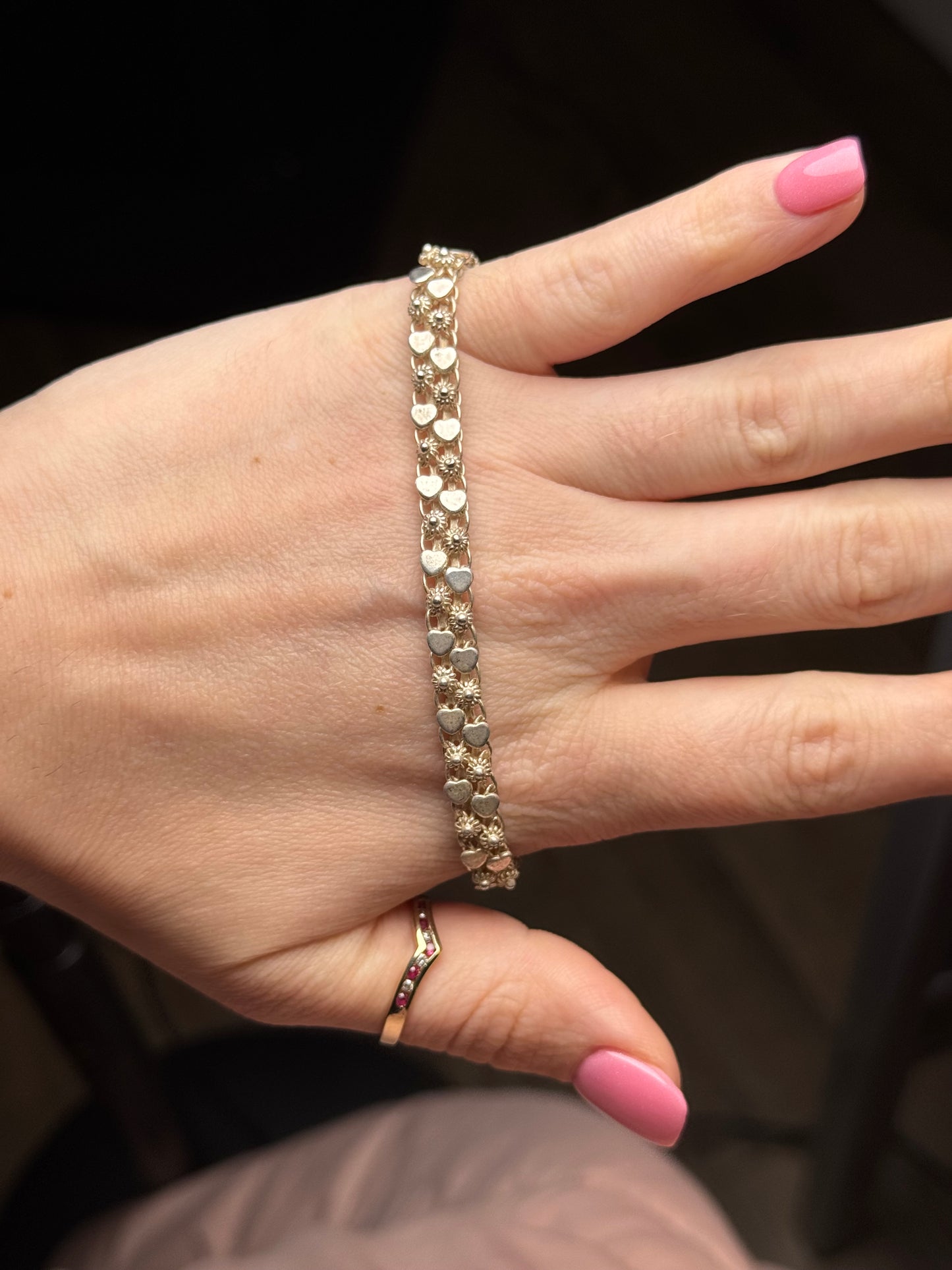 Sterling bracelet - size 7 to 7.5 ( with extender)