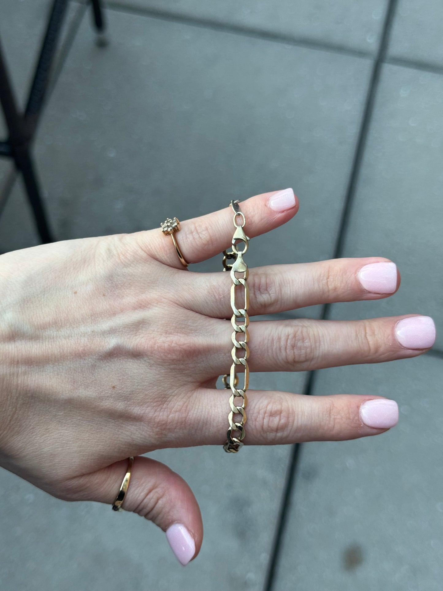 Sterling Vermeil bracelet - size 8.5