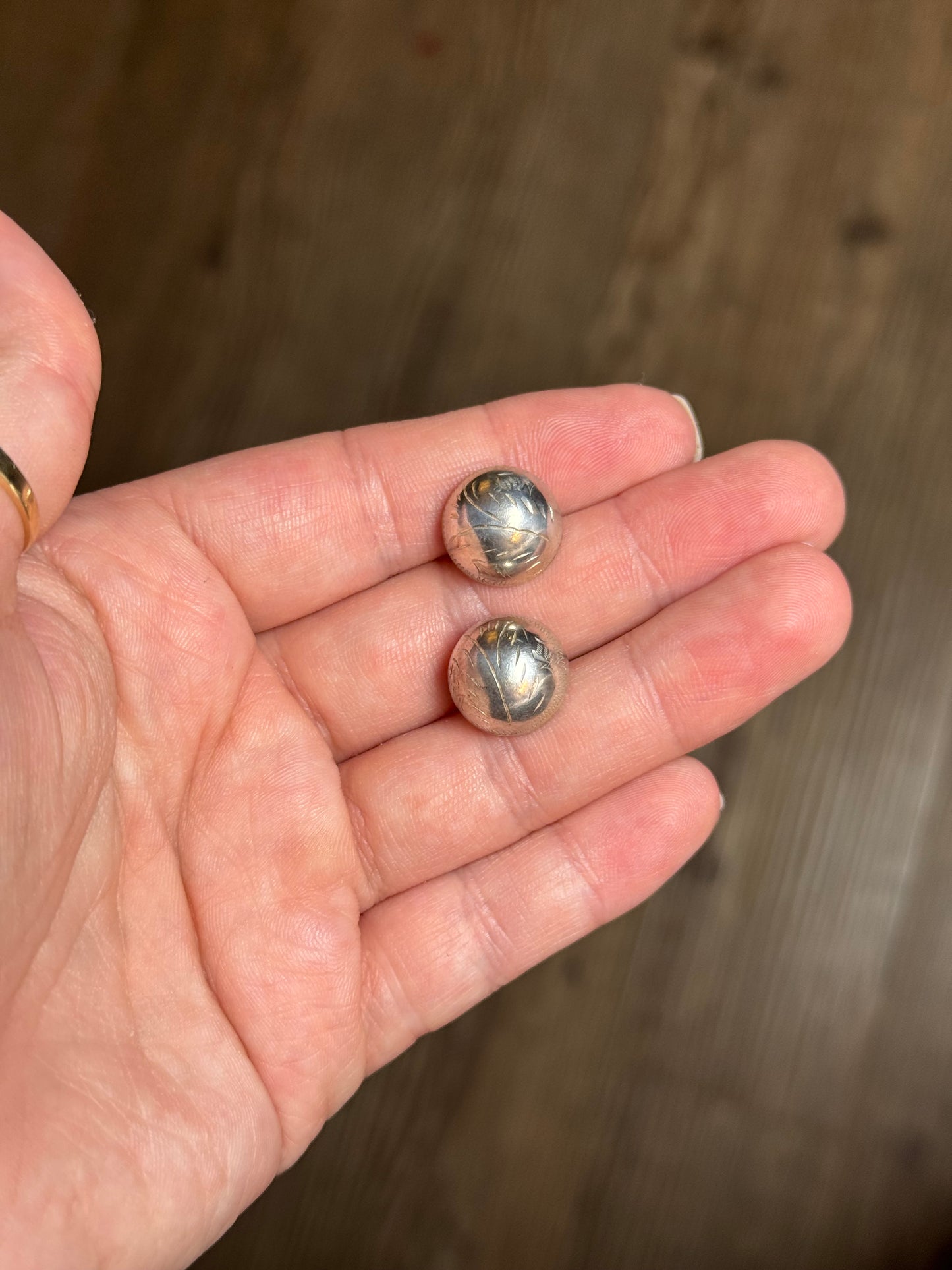 Sterling ball Stud Earrings (no backs)