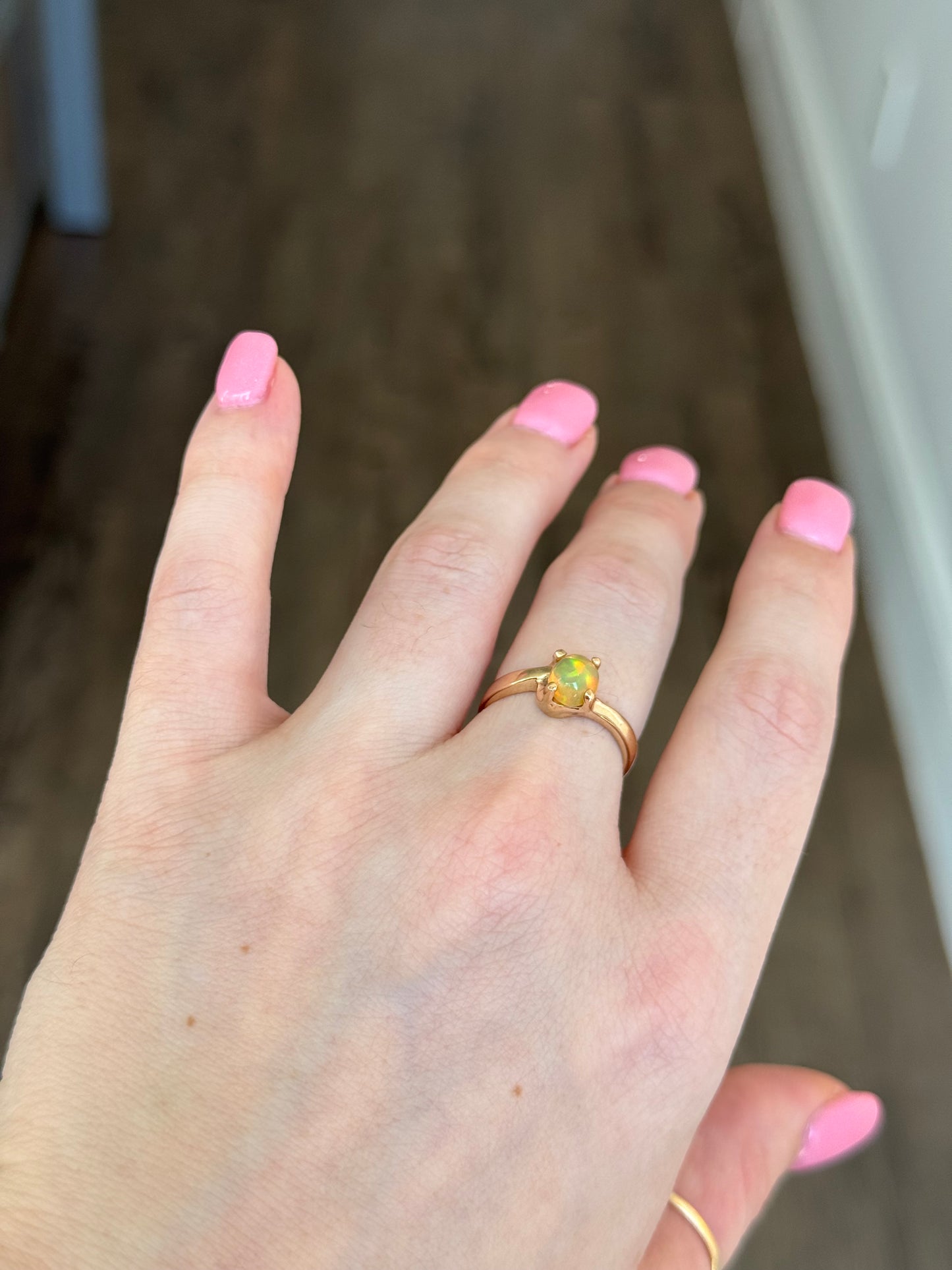 14k Welo Opal Ring - Size 7.5
