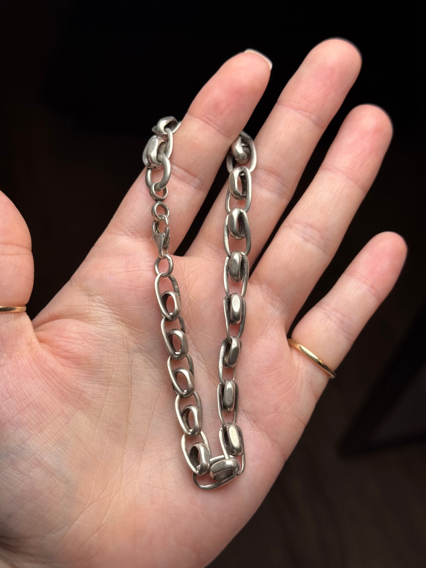 Sterling Bracelet or Anklet - 9 inches