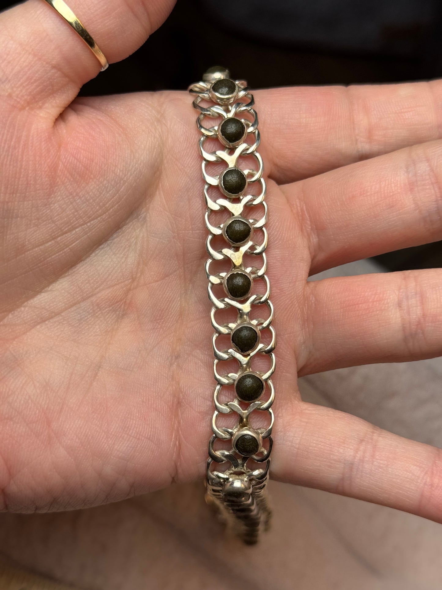 Sterling Silver Mexico Chain Necklace - 15 inches