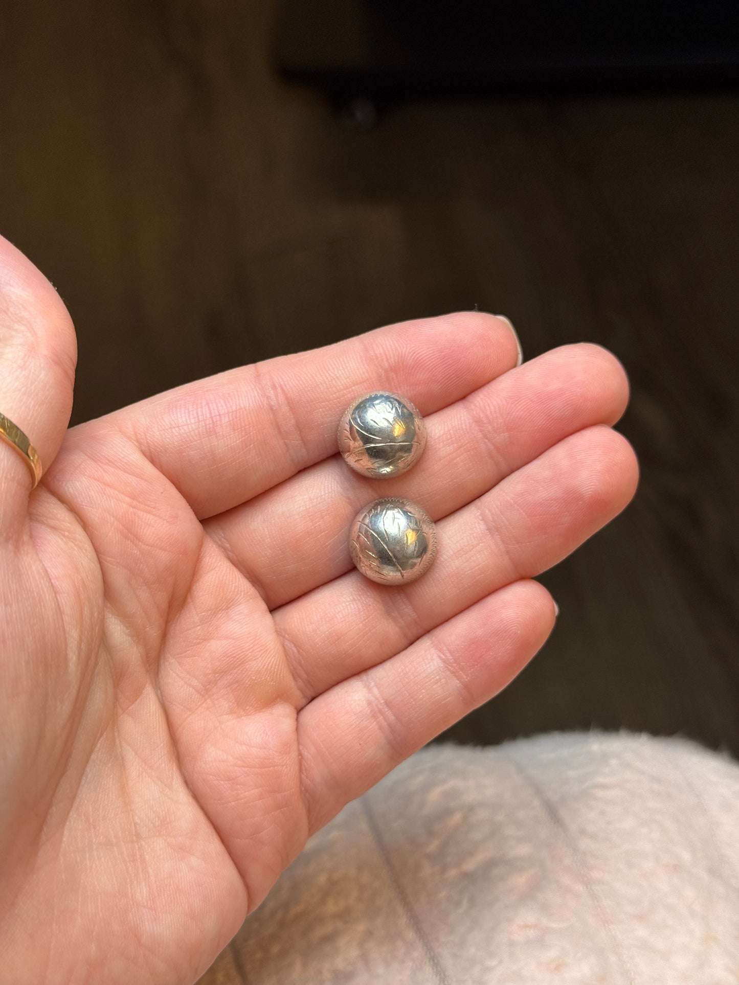 Sterling ball Stud Earrings (no backs)