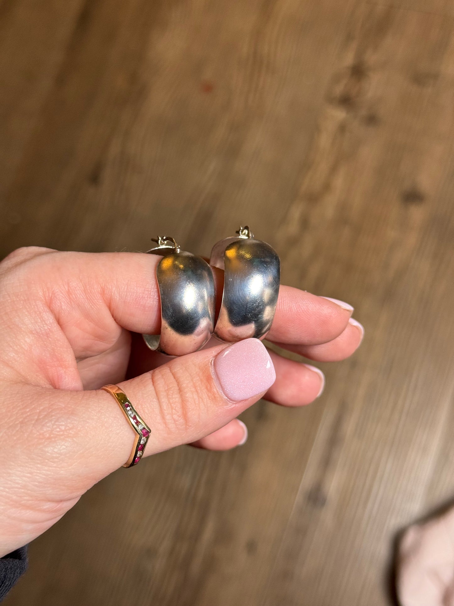 Sterling Hoops