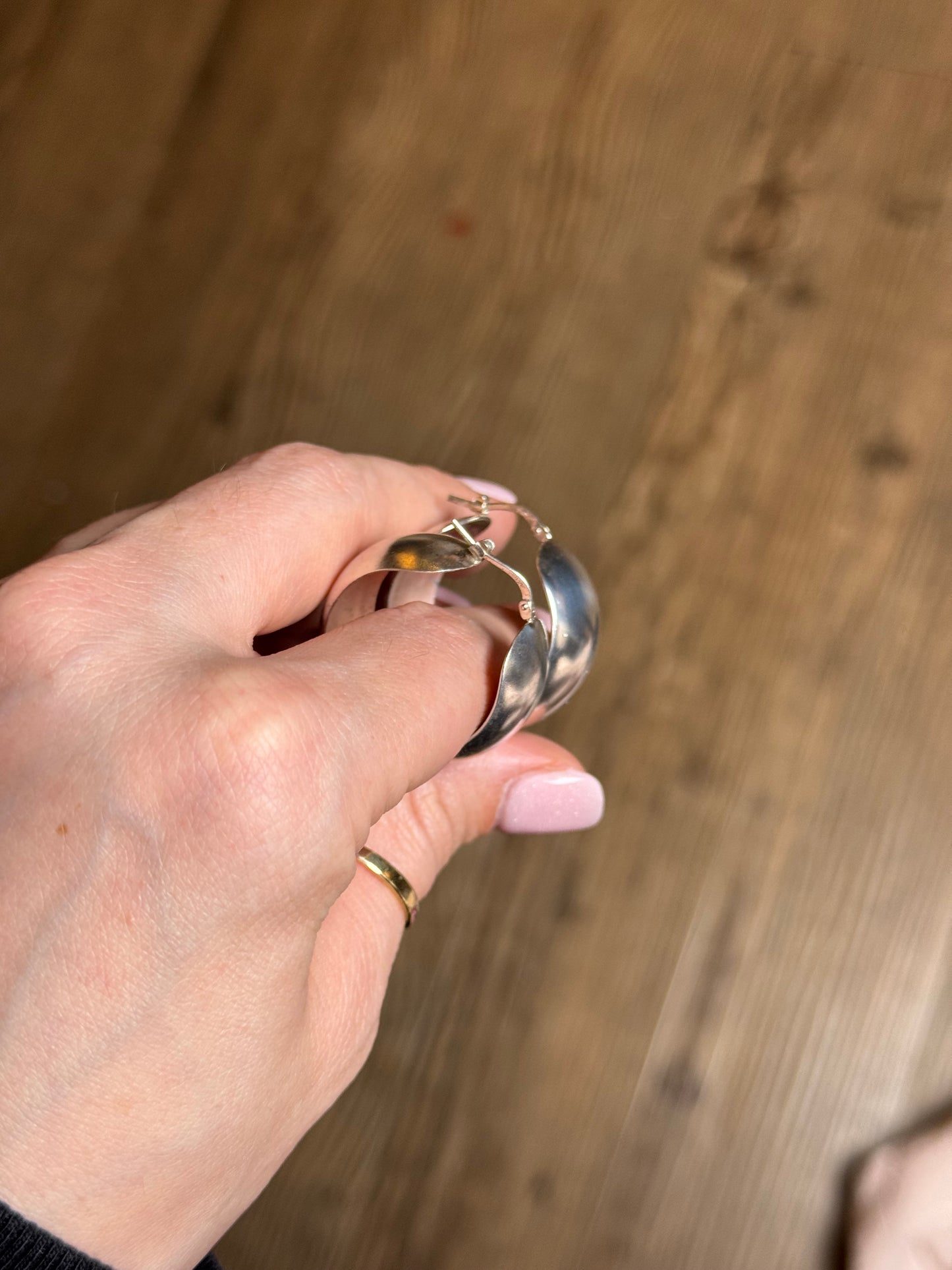 Sterling Hoops