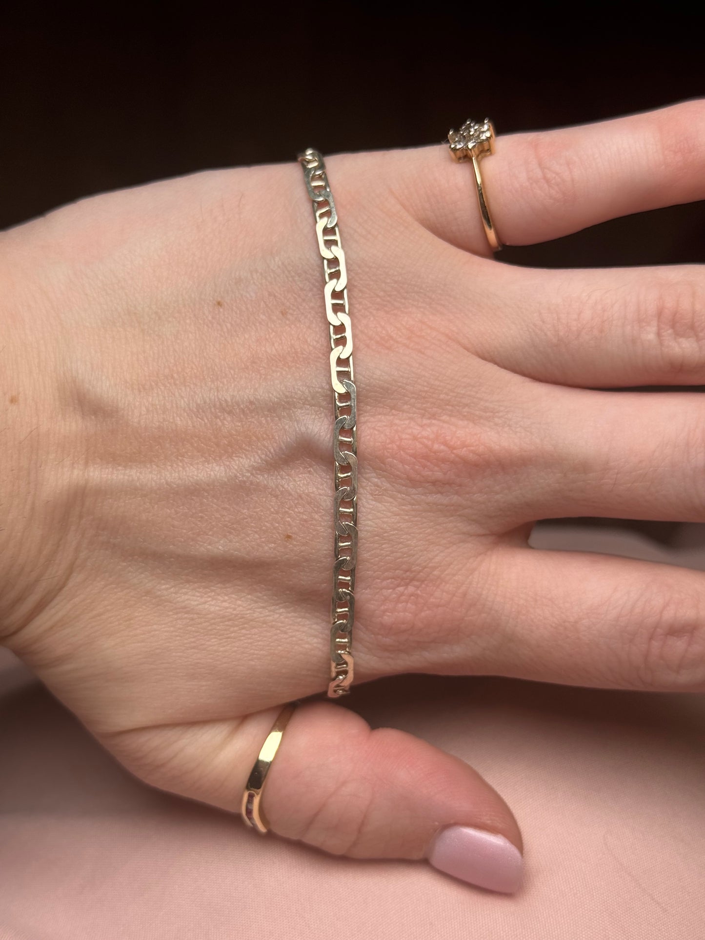 Sterling Bracelet - Italy - 8.5 inches