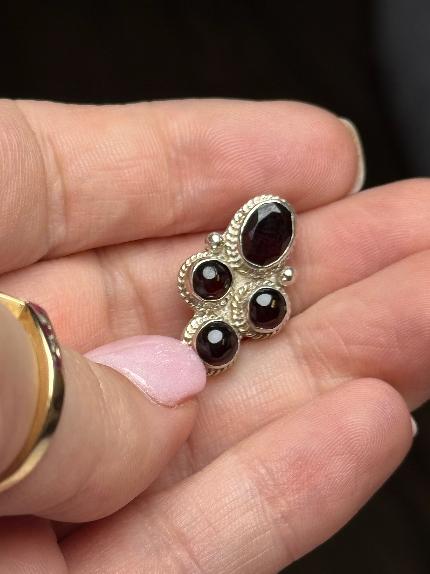Sterling Garnet Pendant (EJB Conversion)