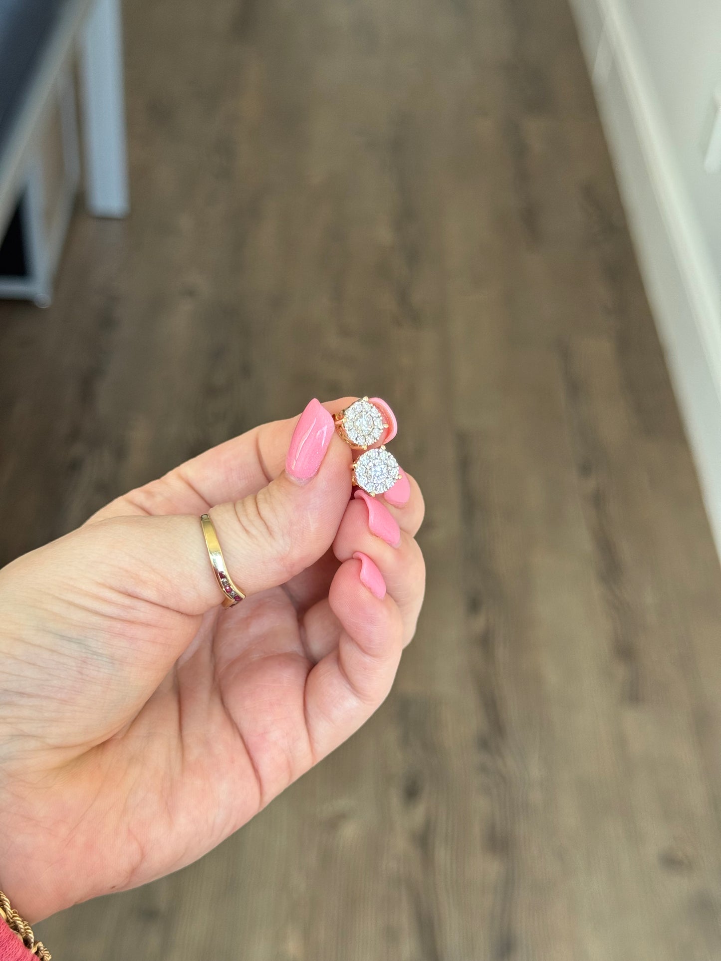 14k Diamond Studs