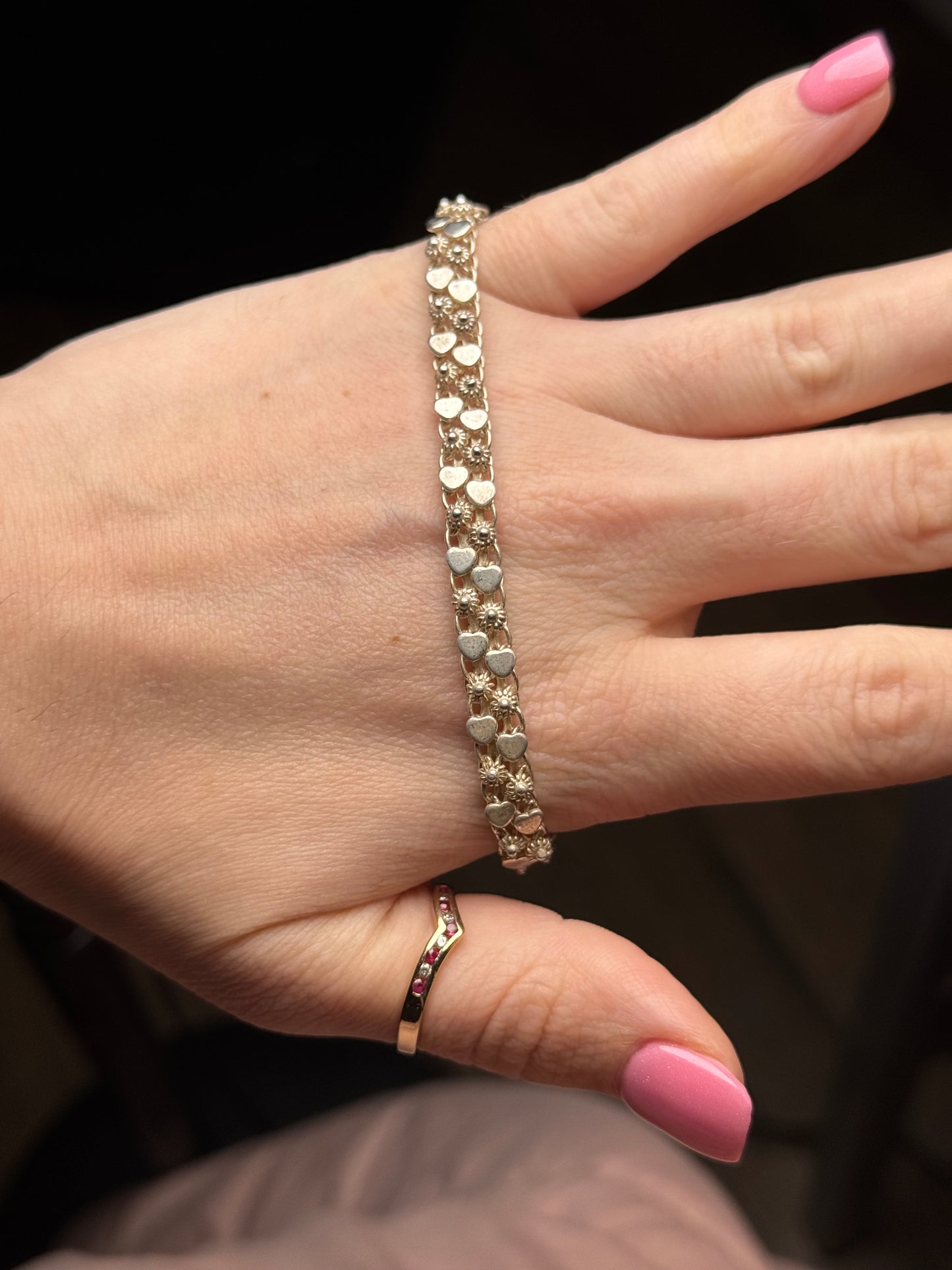 Sterling bracelet - size 7 to 7.5 ( with extender)