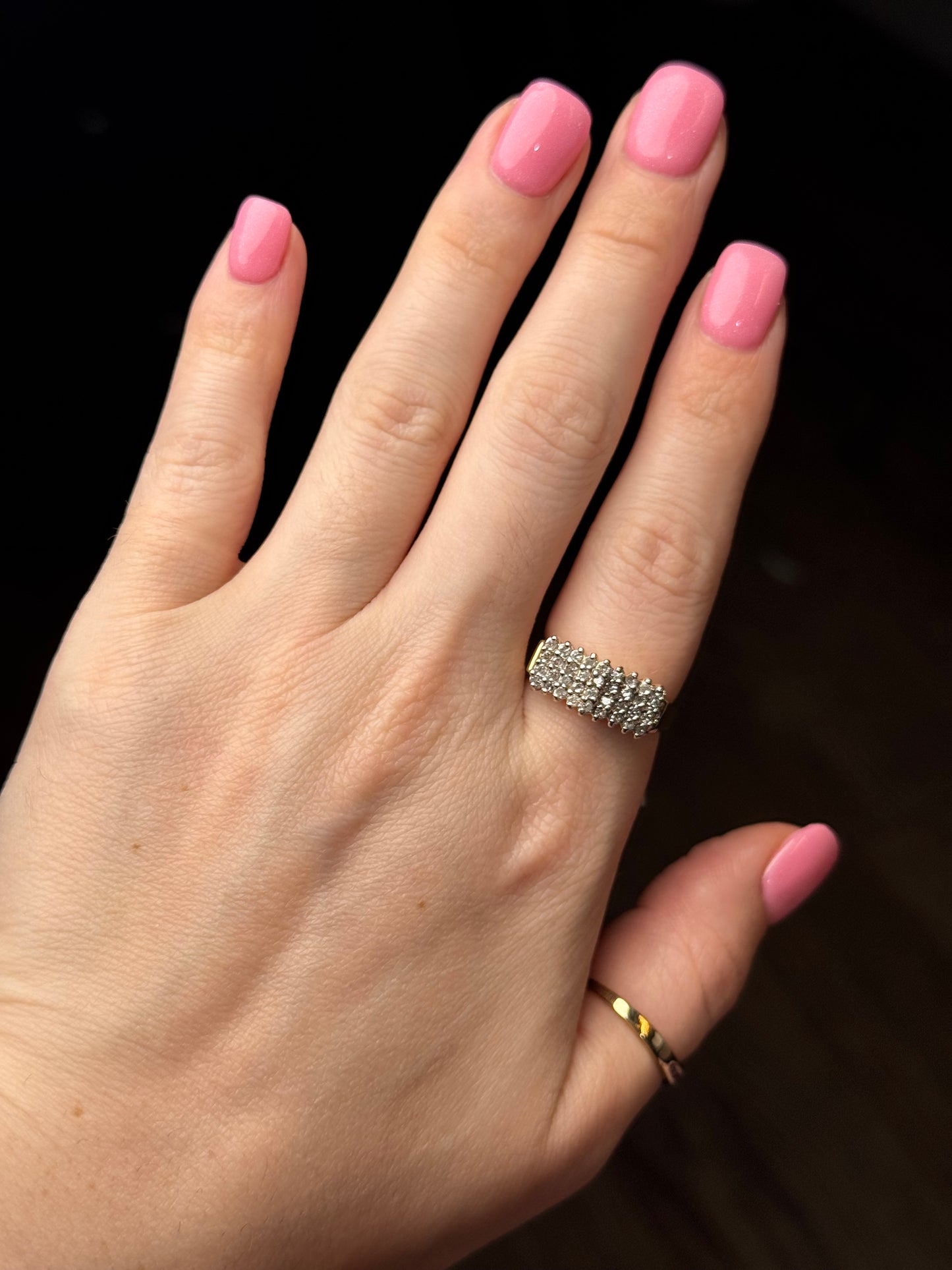 10k Diamond Ring - size 8.5