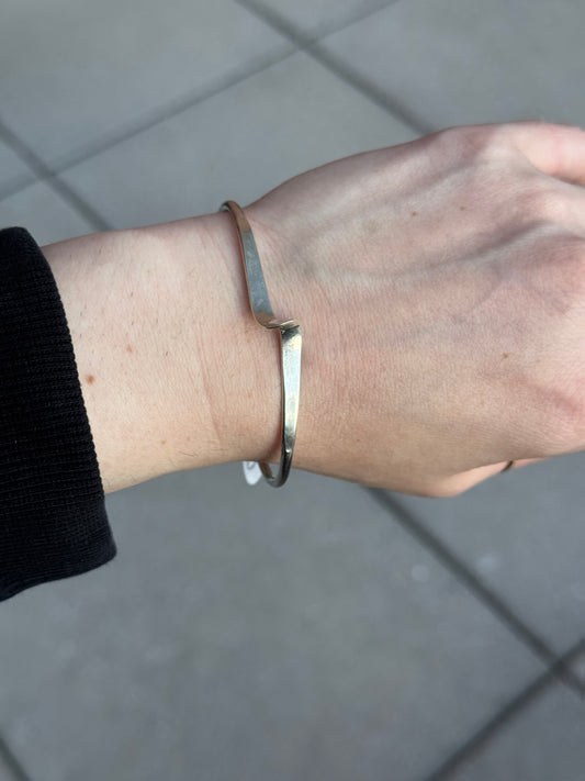 Sterling Cuff - Flexible Sizing ~6.5 +/-