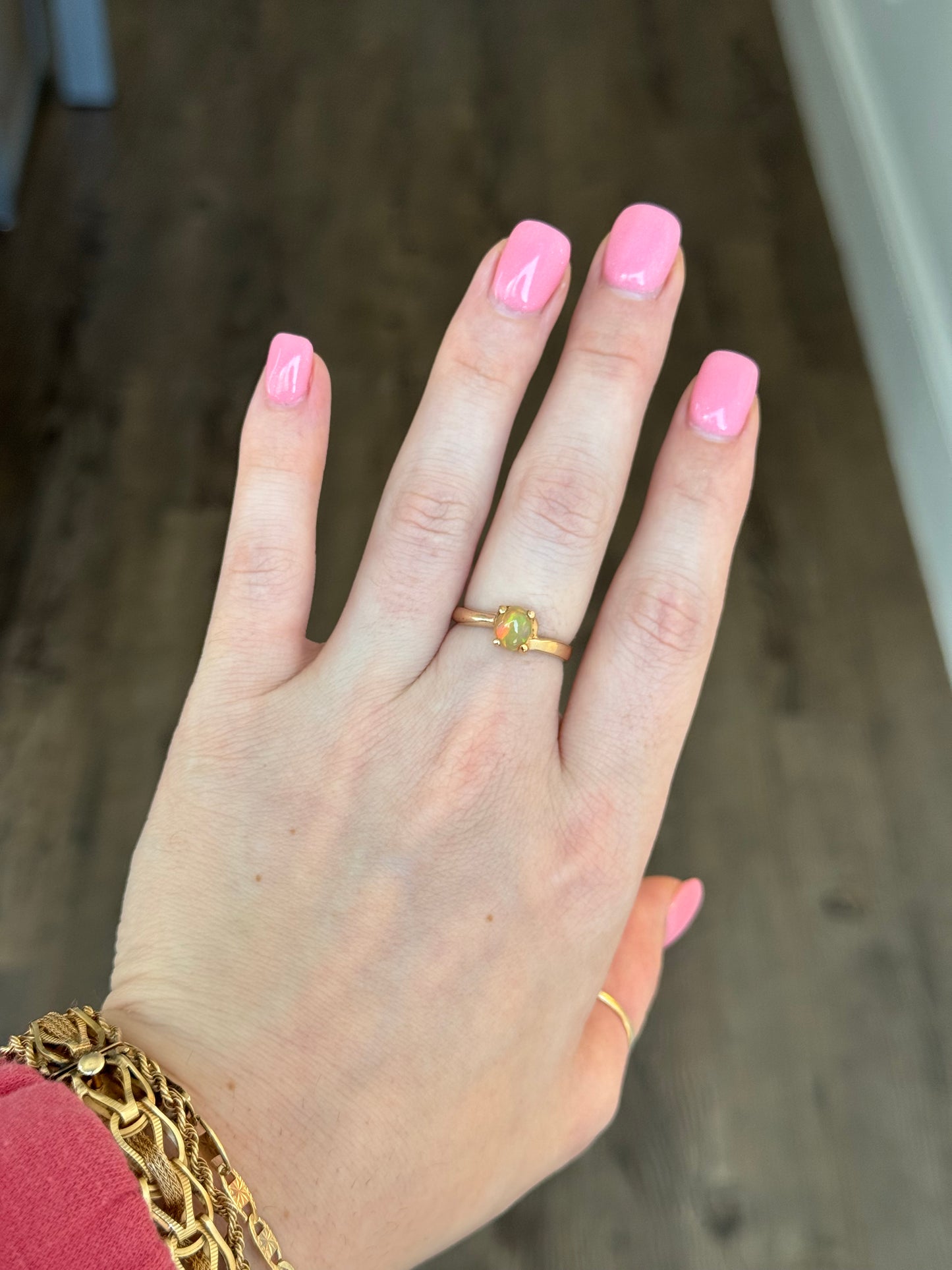 14k Welo Opal Ring - Size 7.5
