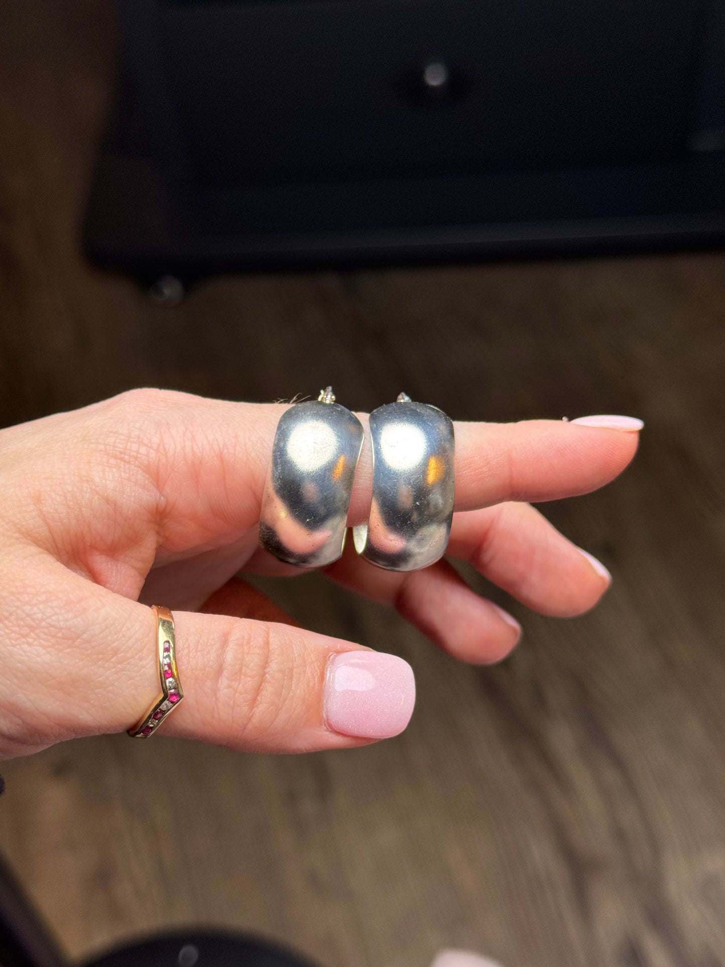 Sterling Hoops