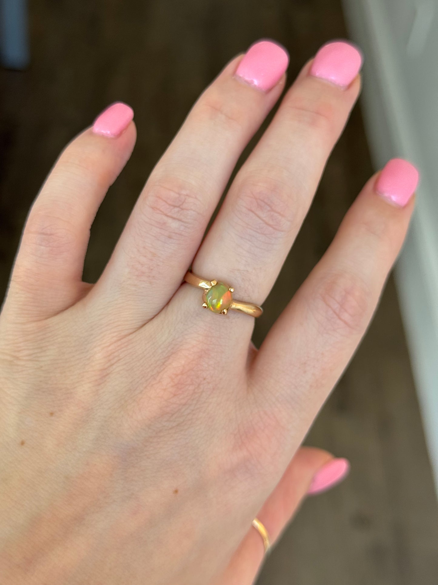 14k Welo Opal Ring - Size 7.5