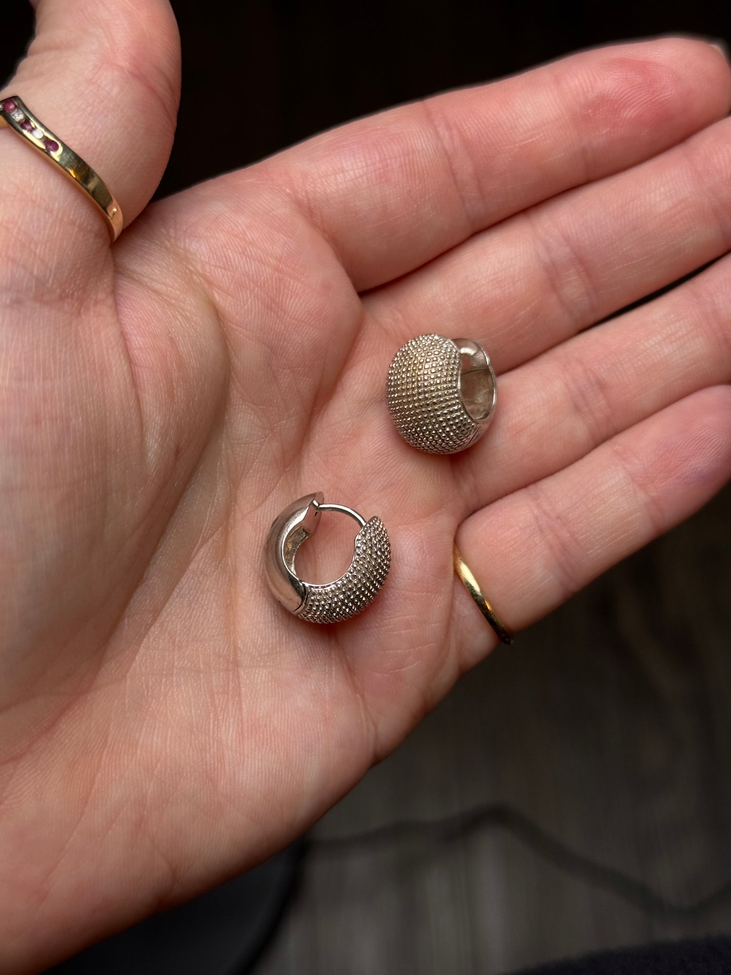 Sterling Huggies Earrings