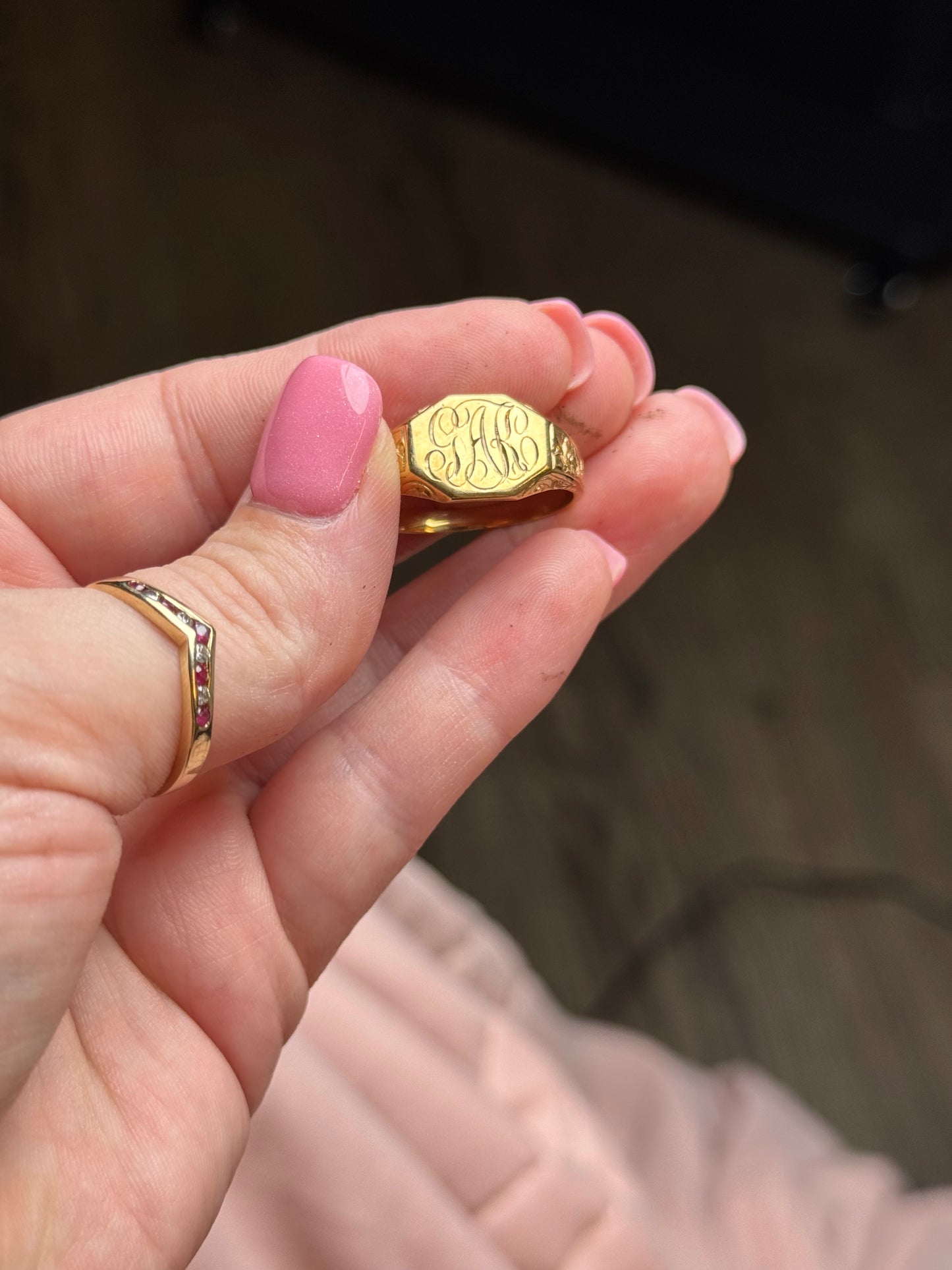 10k Signet est 1934 - size 12.5 (6.1g)