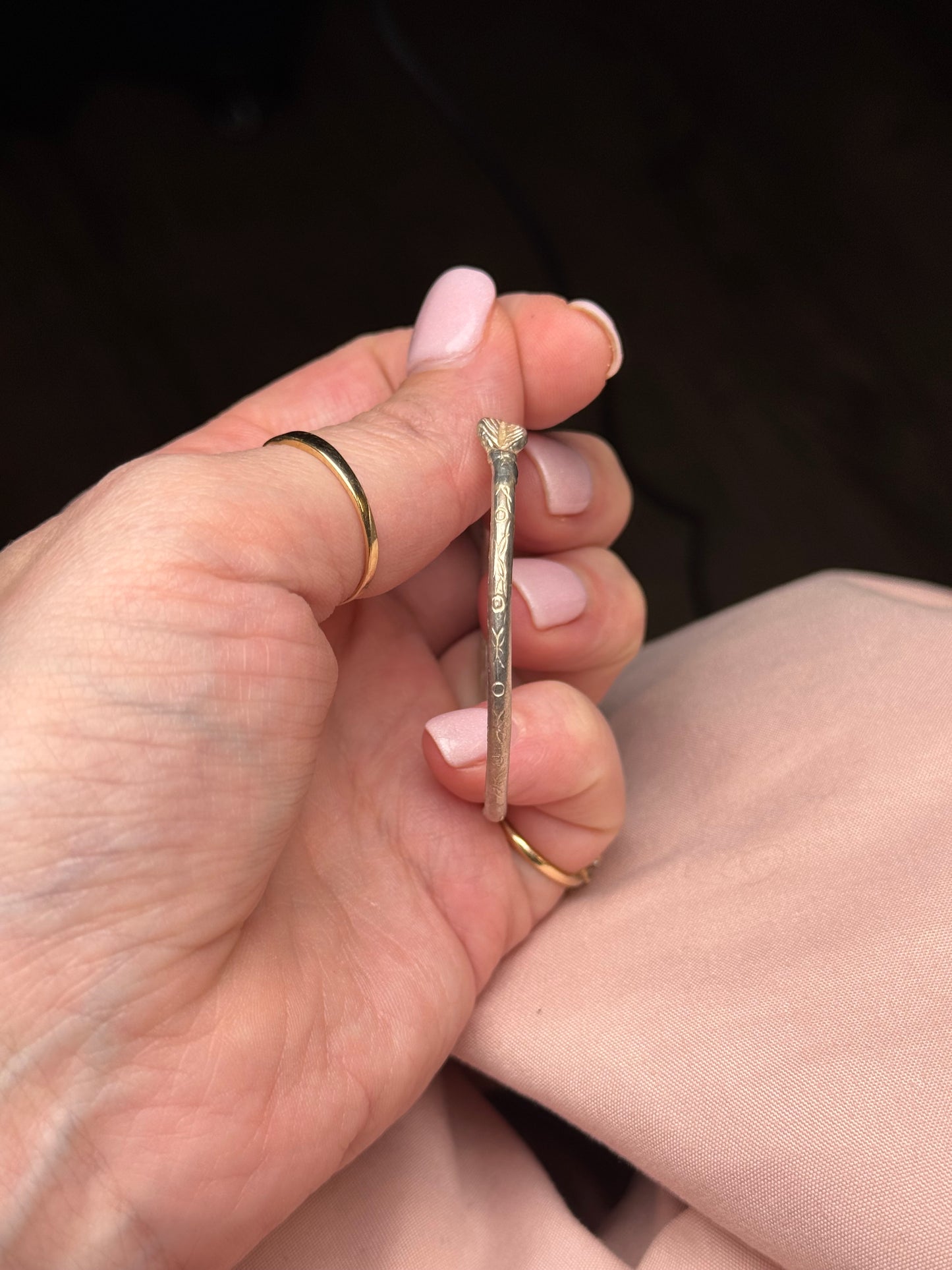 Sterling cuff - size 6-6.25