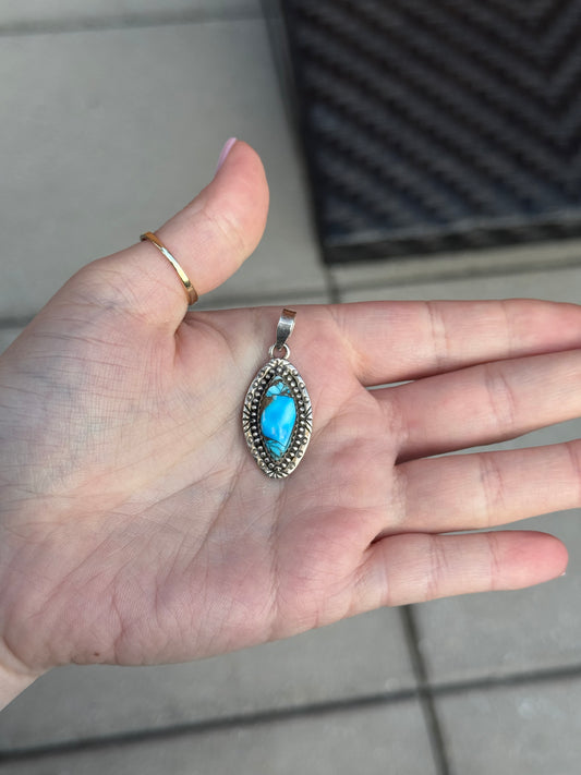 Sterling and Turquoise Pendant