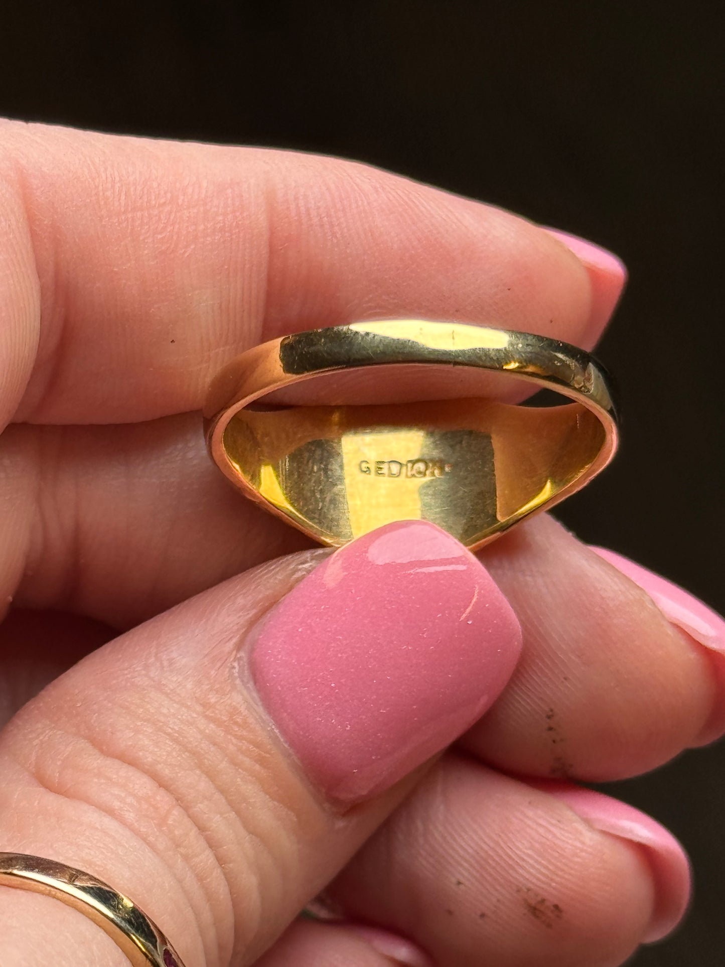 10k Signet est 1934 - size 12.5 (6.1g)