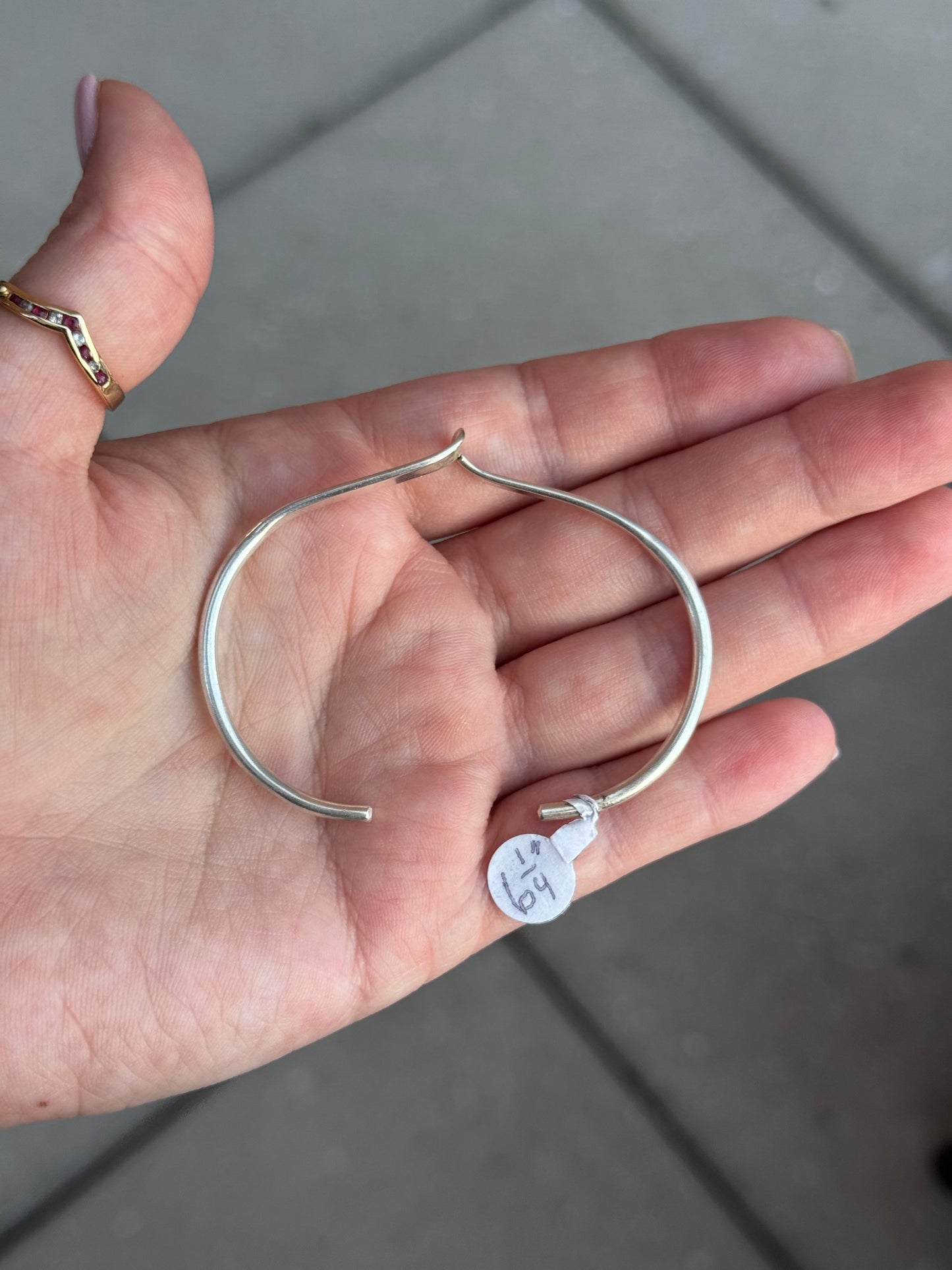 Sterling Cuff - Flexible Sizing ~6.5 +/-