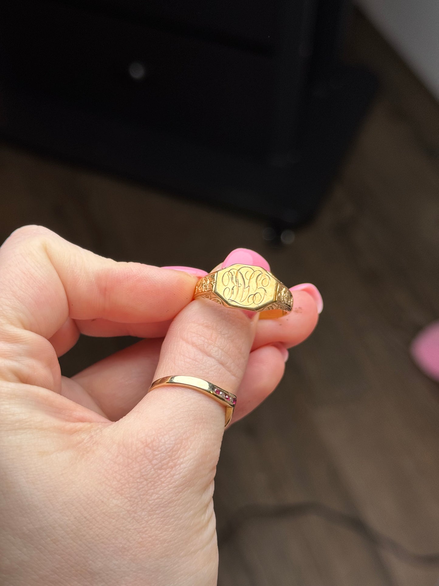 10k Signet est 1934 - size 12.5 (6.1g)