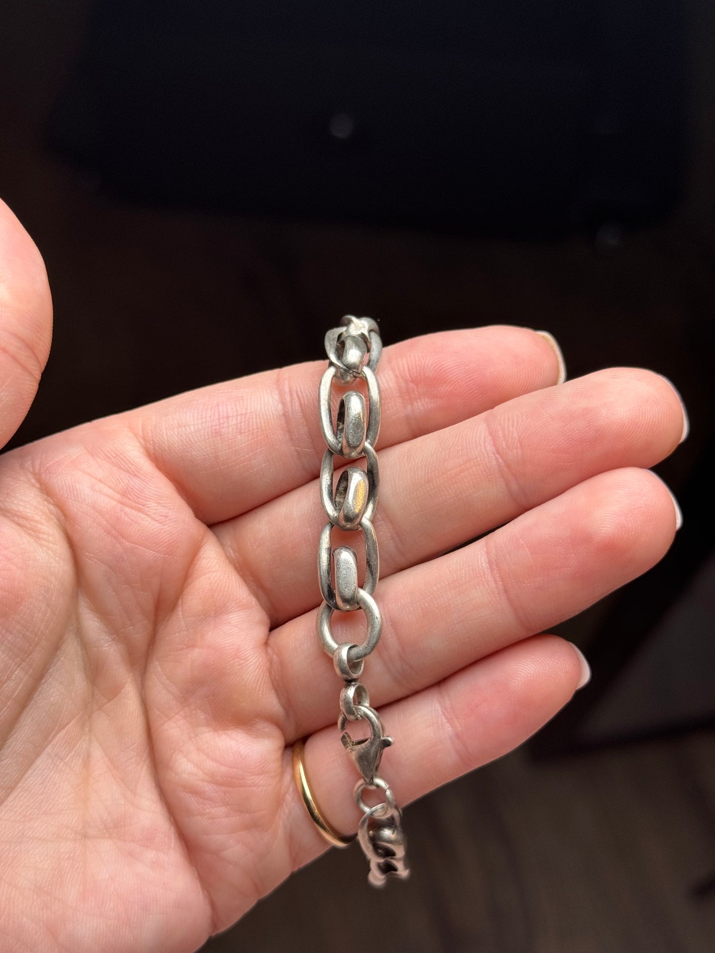 Sterling Bracelet or Anklet - 9 inches