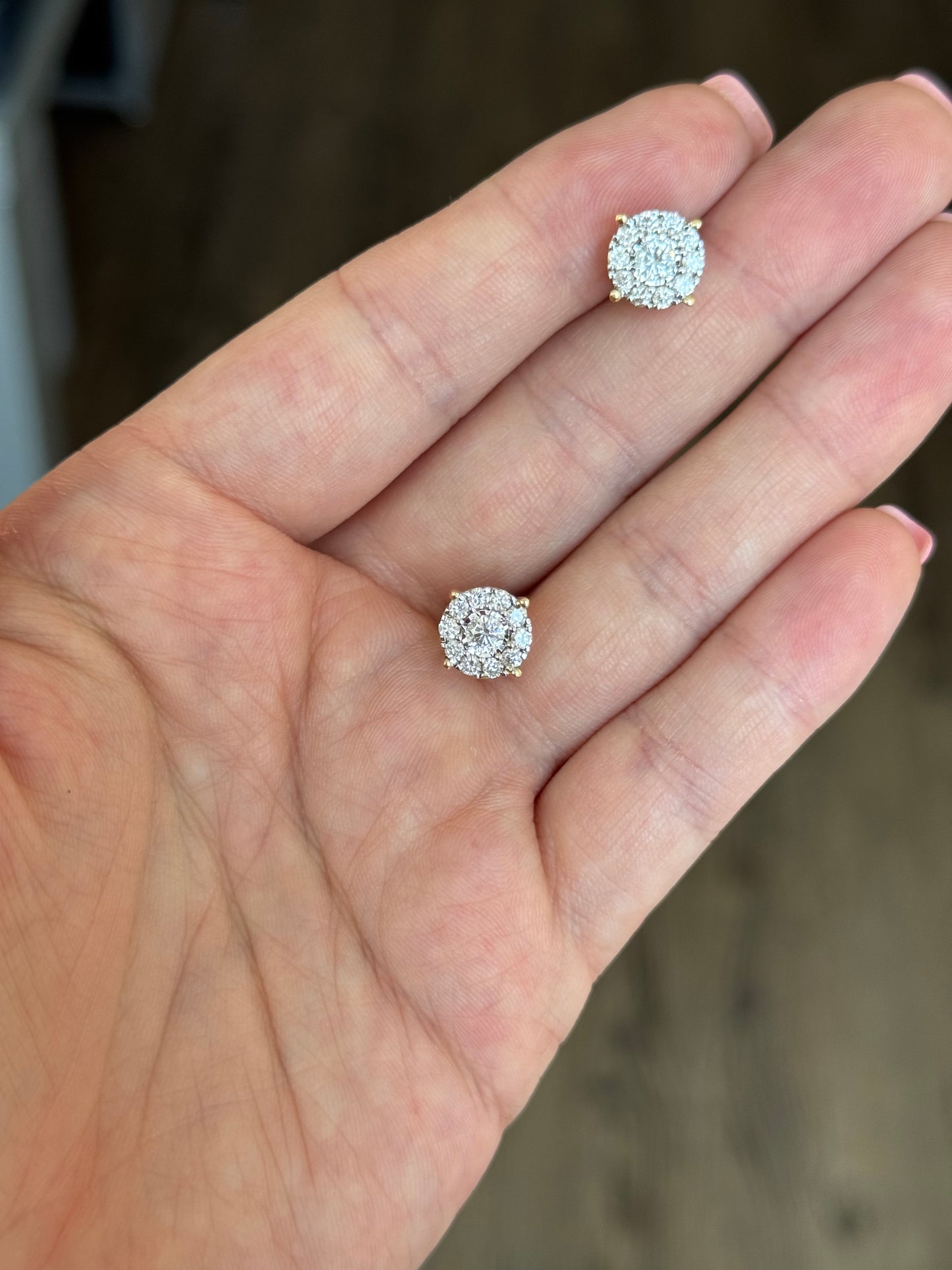14k Diamond Studs
