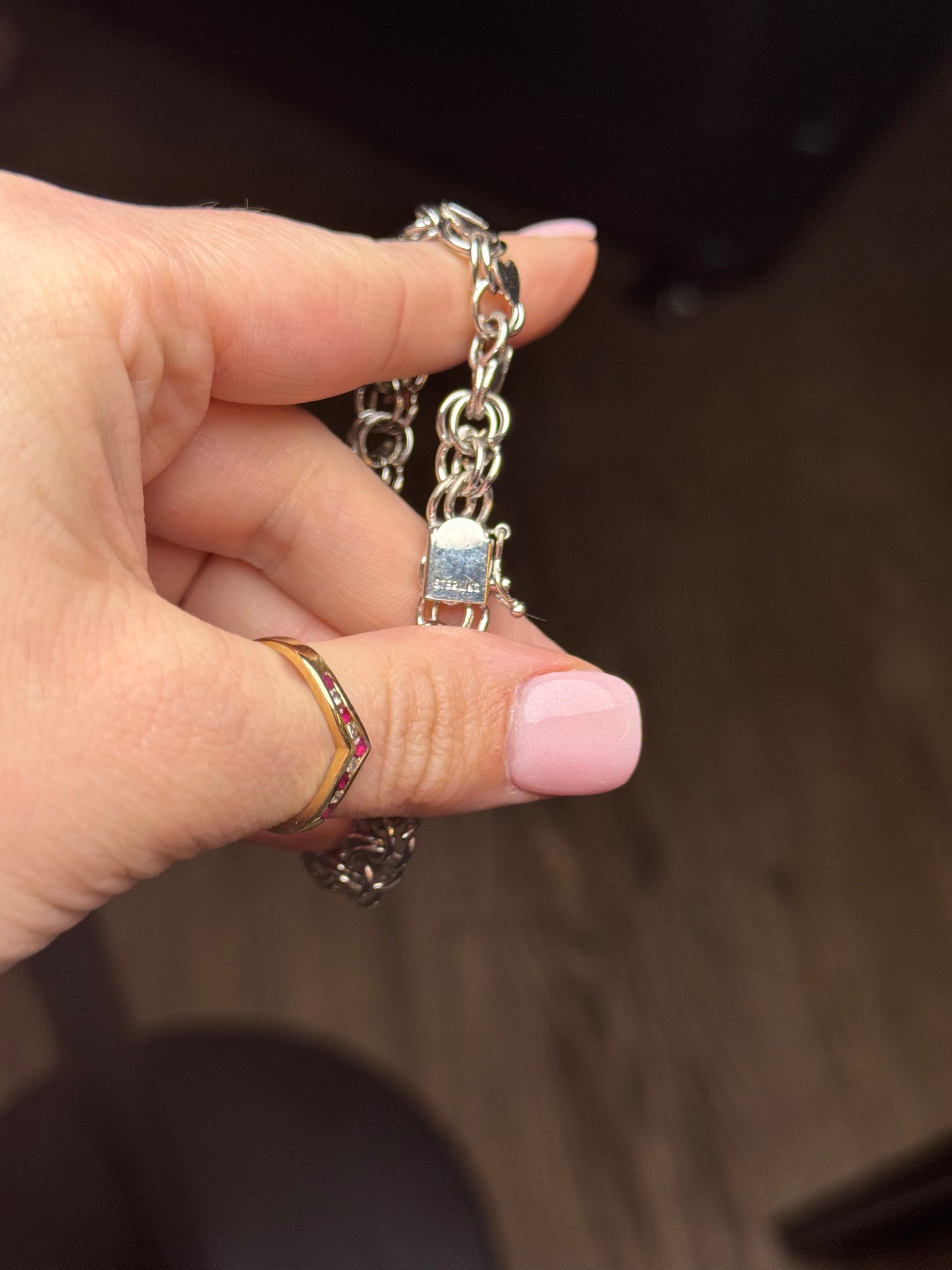 Sterling bracelet - size 6.75