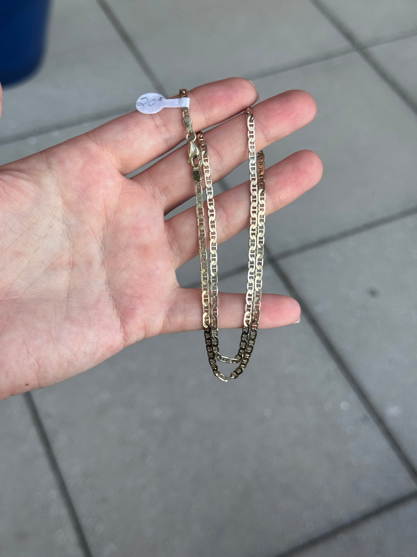 Sterling Vermeil Chain Necklace - 20 inches