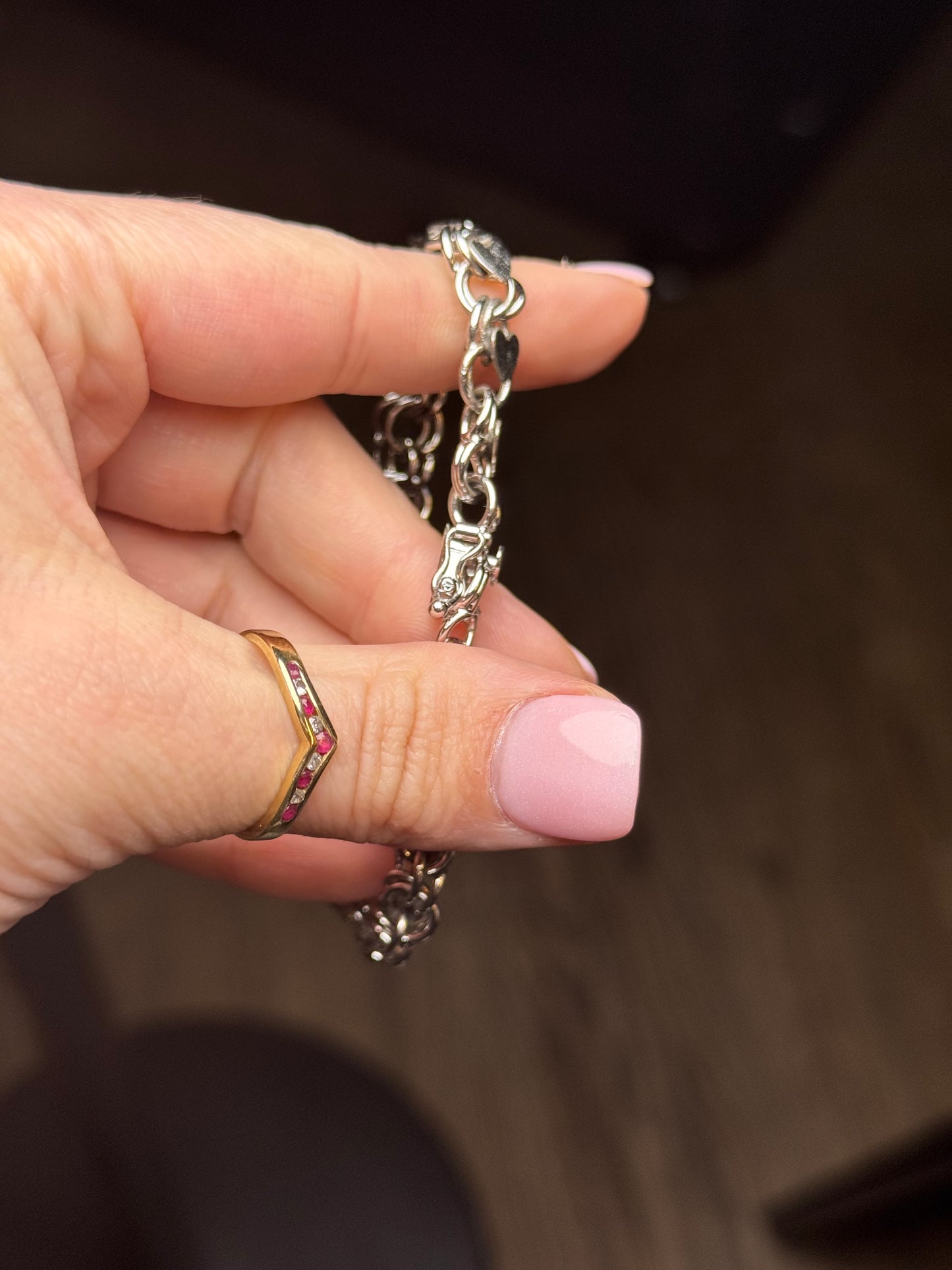 Sterling bracelet - size 6.75