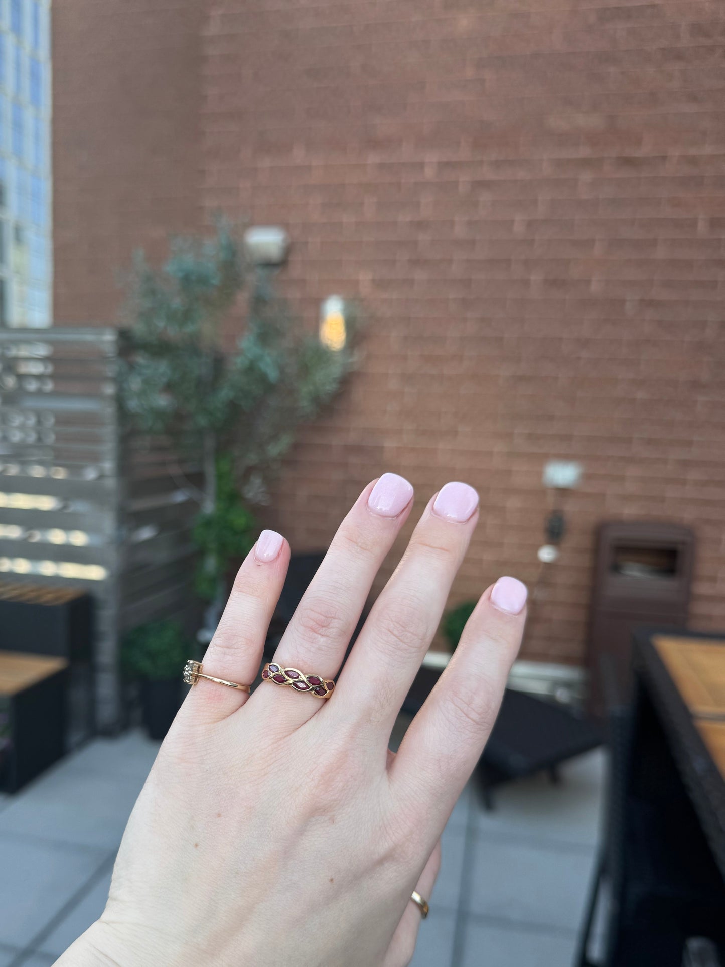 14K Gold Ruby Ring – Size 6.75