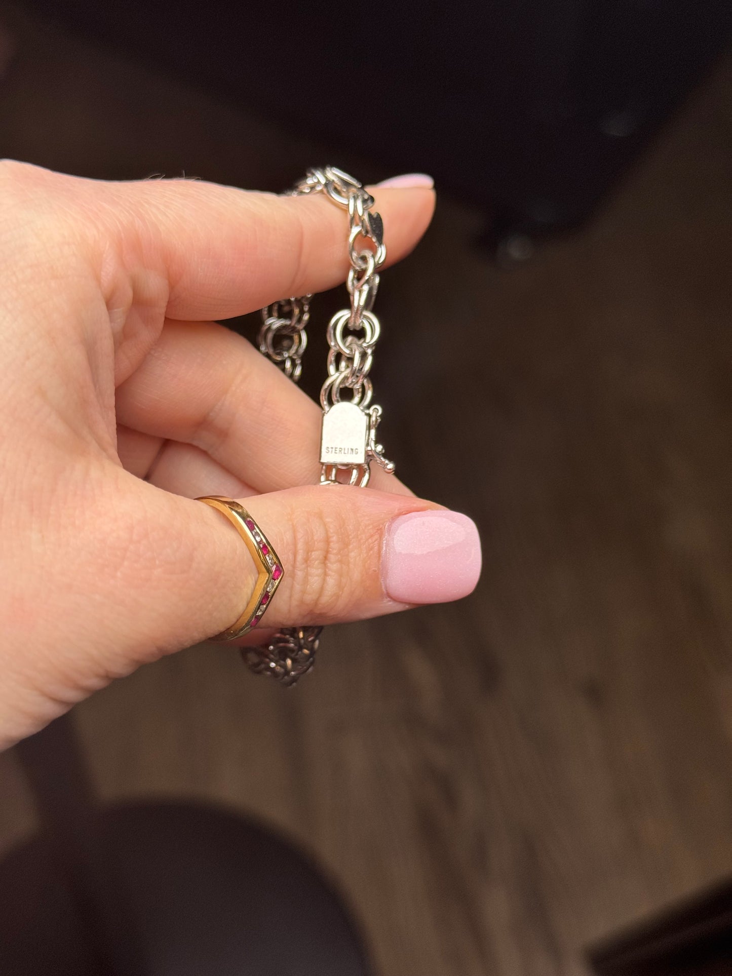 Sterling bracelet - size 6.75