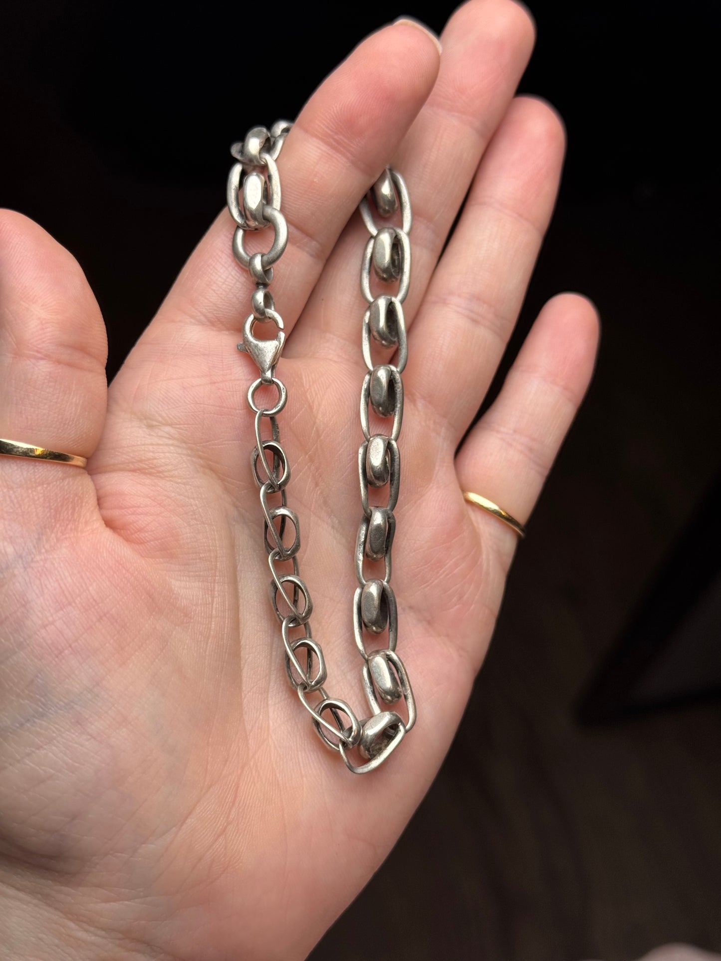 Sterling Bracelet or Anklet - 9 inches