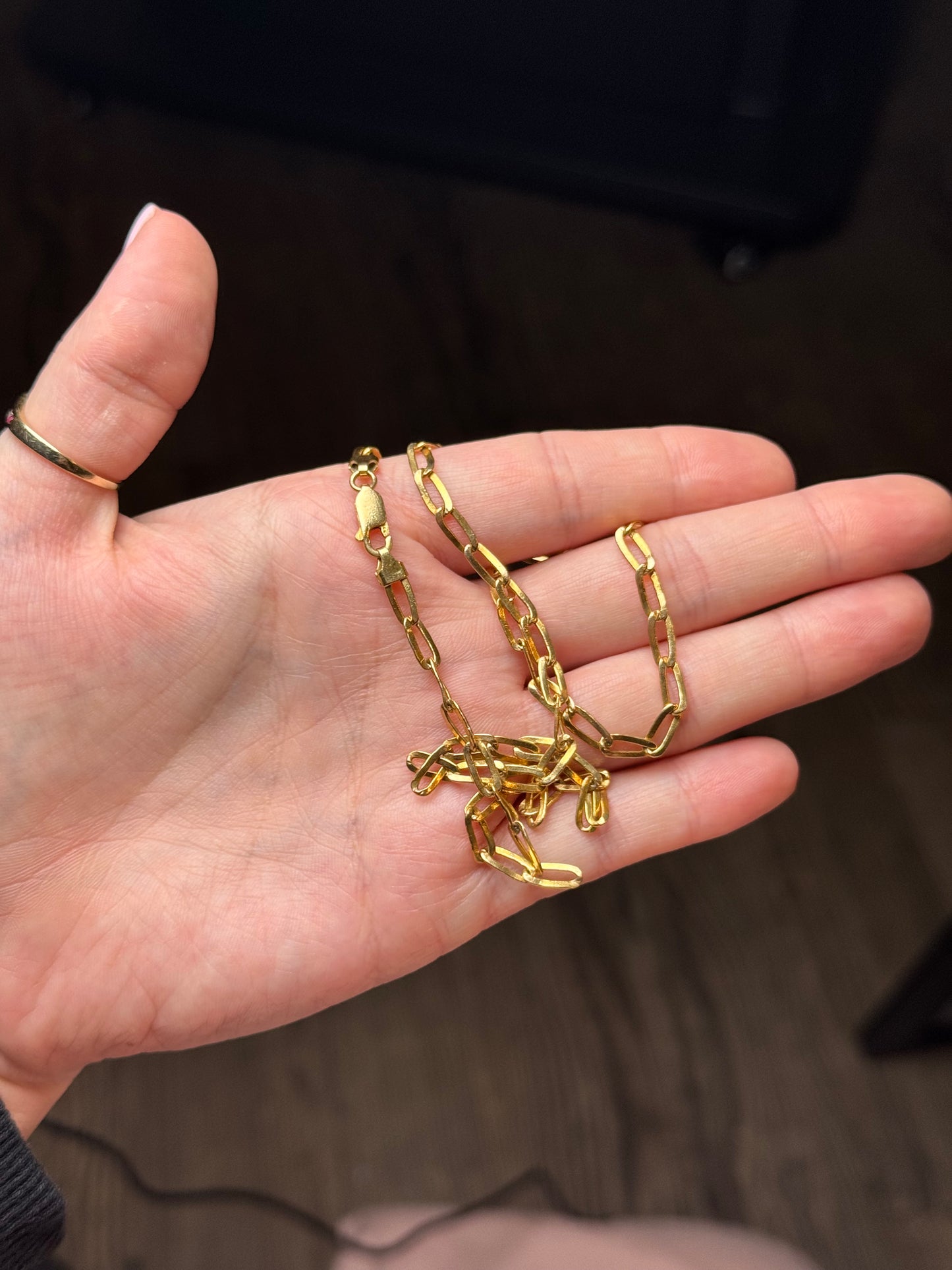 14K Yellow Gold Chain - 19 inches