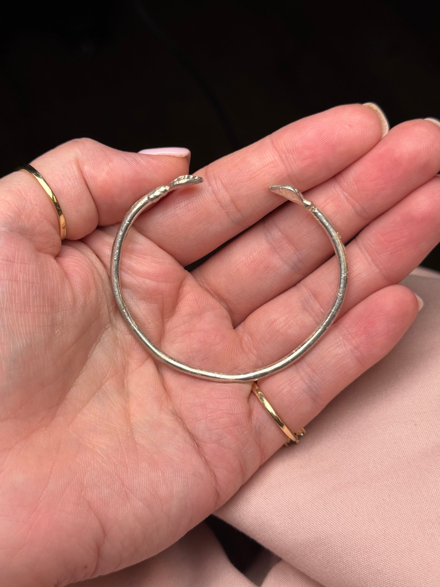 Sterling cuff - size 6-6.25
