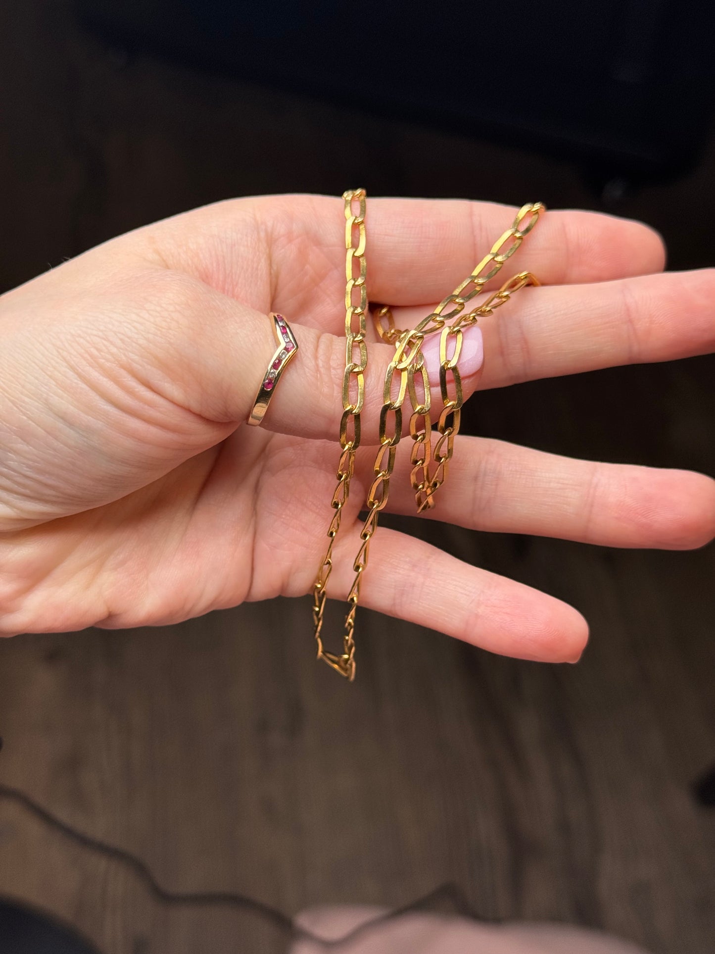 14K Yellow Gold Chain - 19 inches