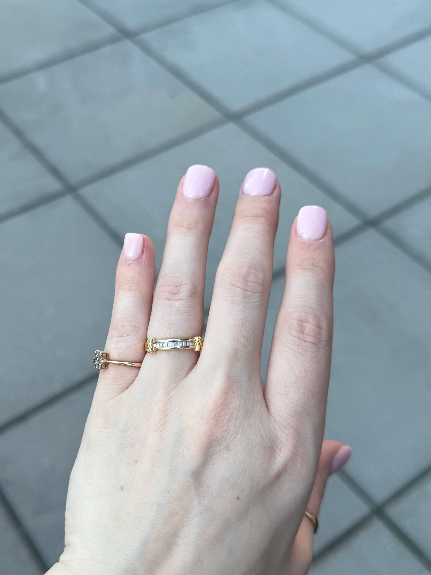 14k Diamond Ring - Size 6.5