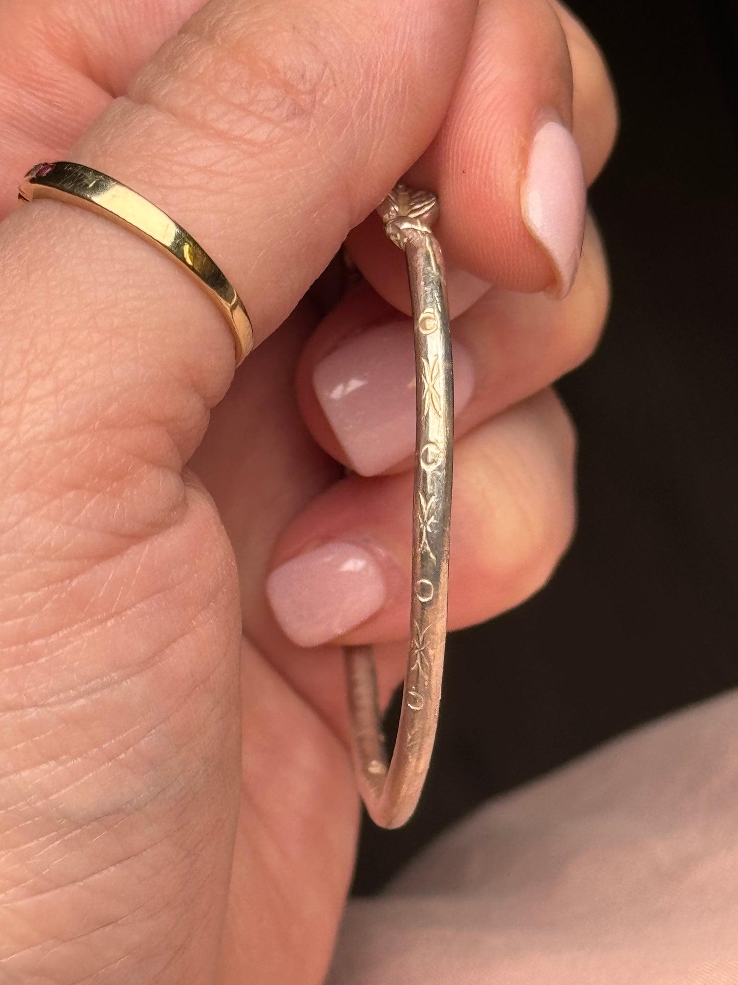Sterling cuff - size 6-6.25