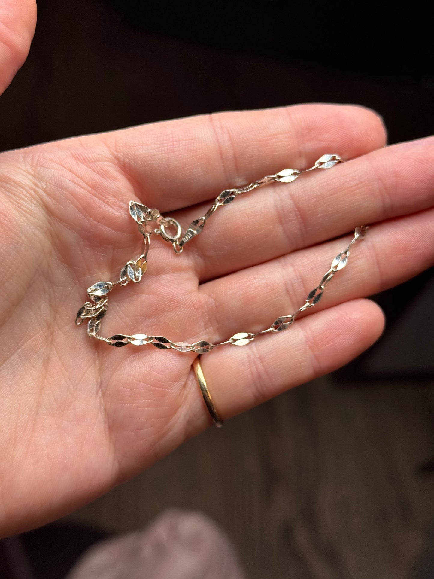 Sterling Italy Anklet/Bracelet - 10 inches