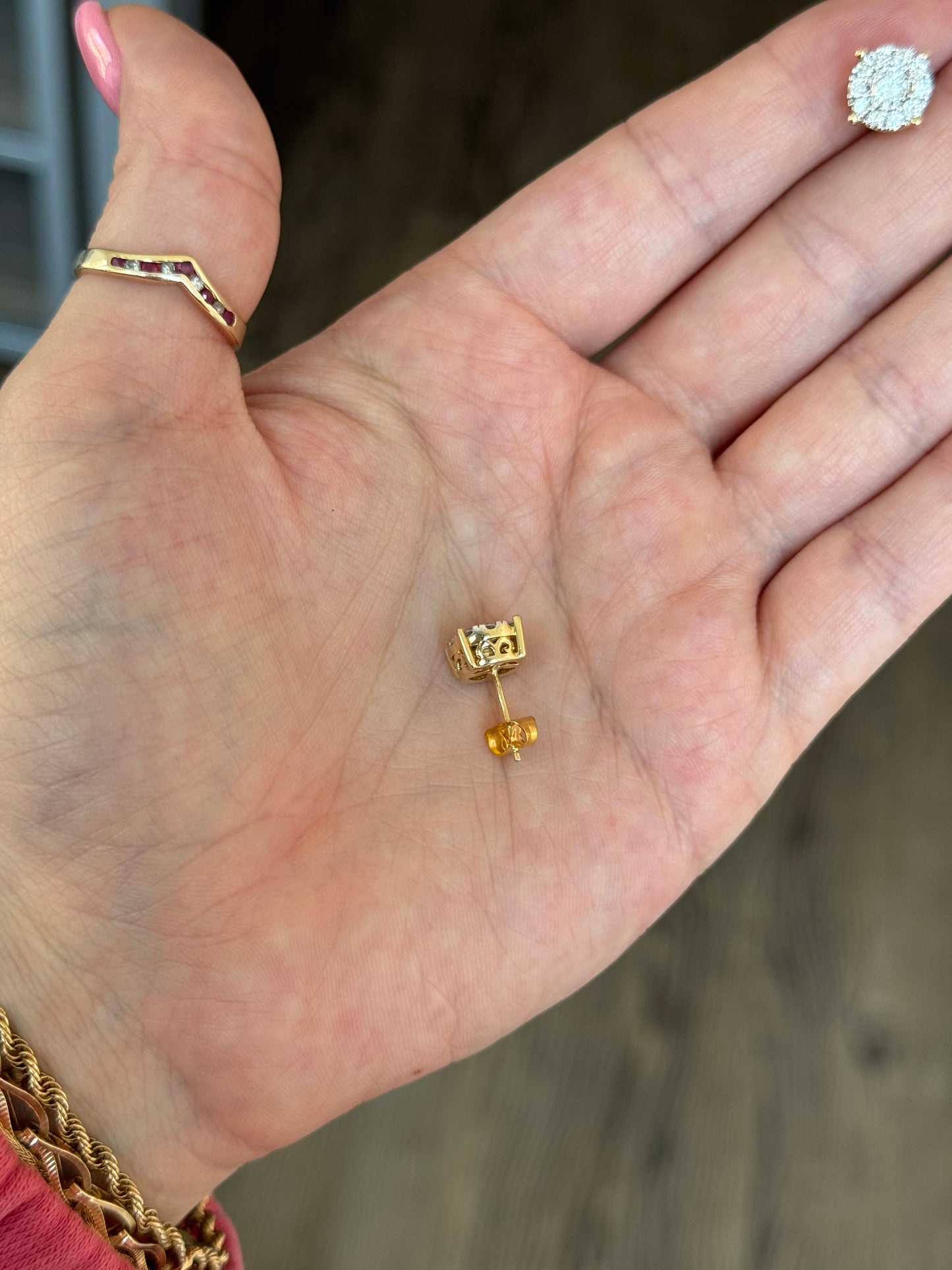 14k Diamond Studs