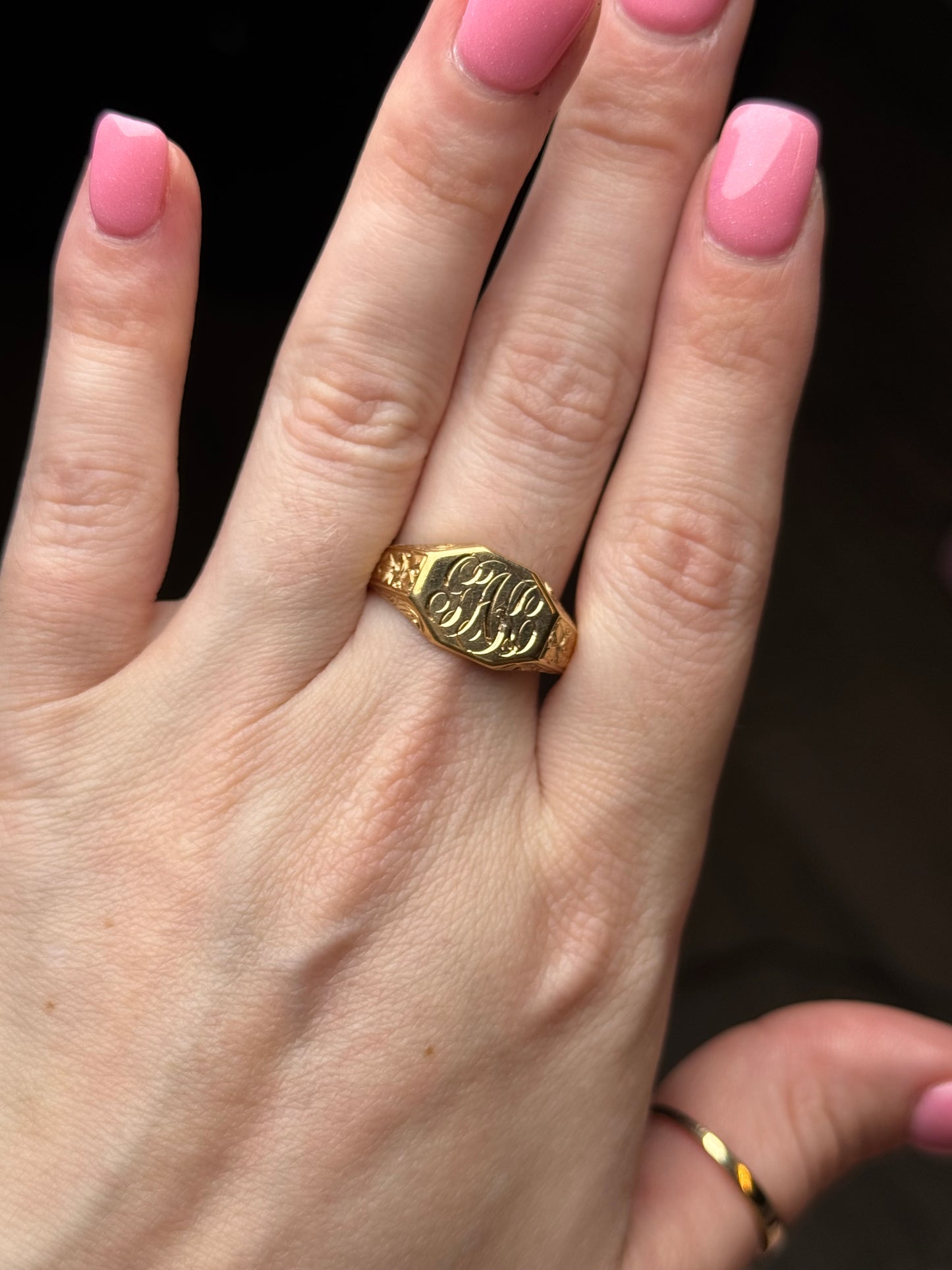 10k Signet est 1934 - size 12.5 (6.1g)