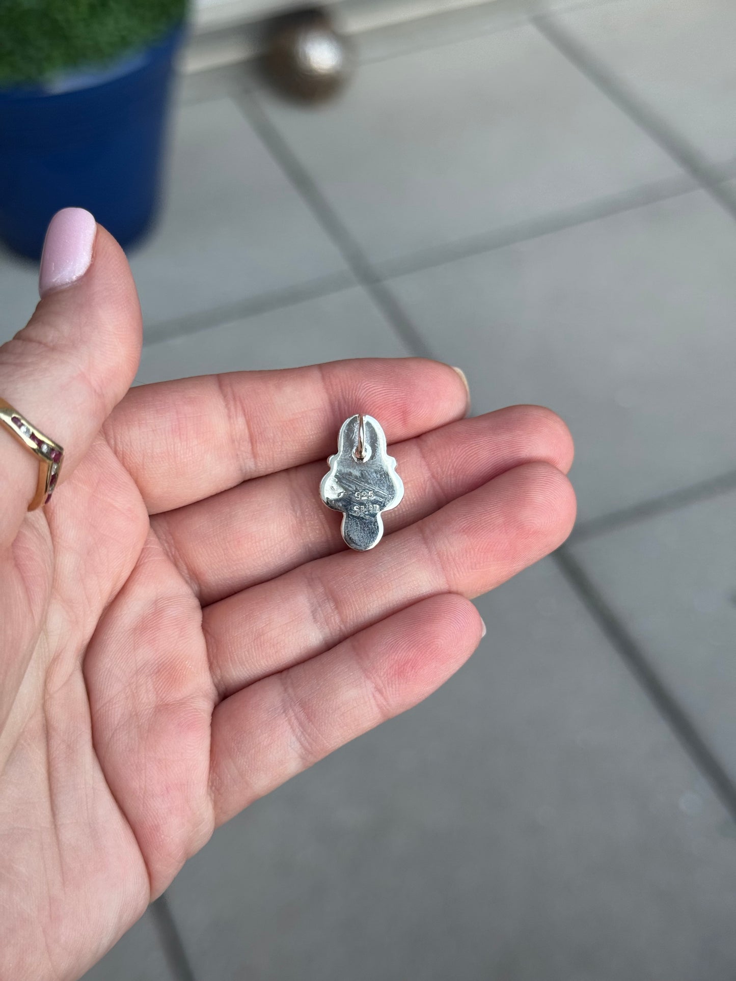 Sterling Garnet Pendant (EJB Conversion)