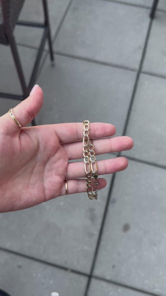 Sterling Vermeil bracelet - size 8.5